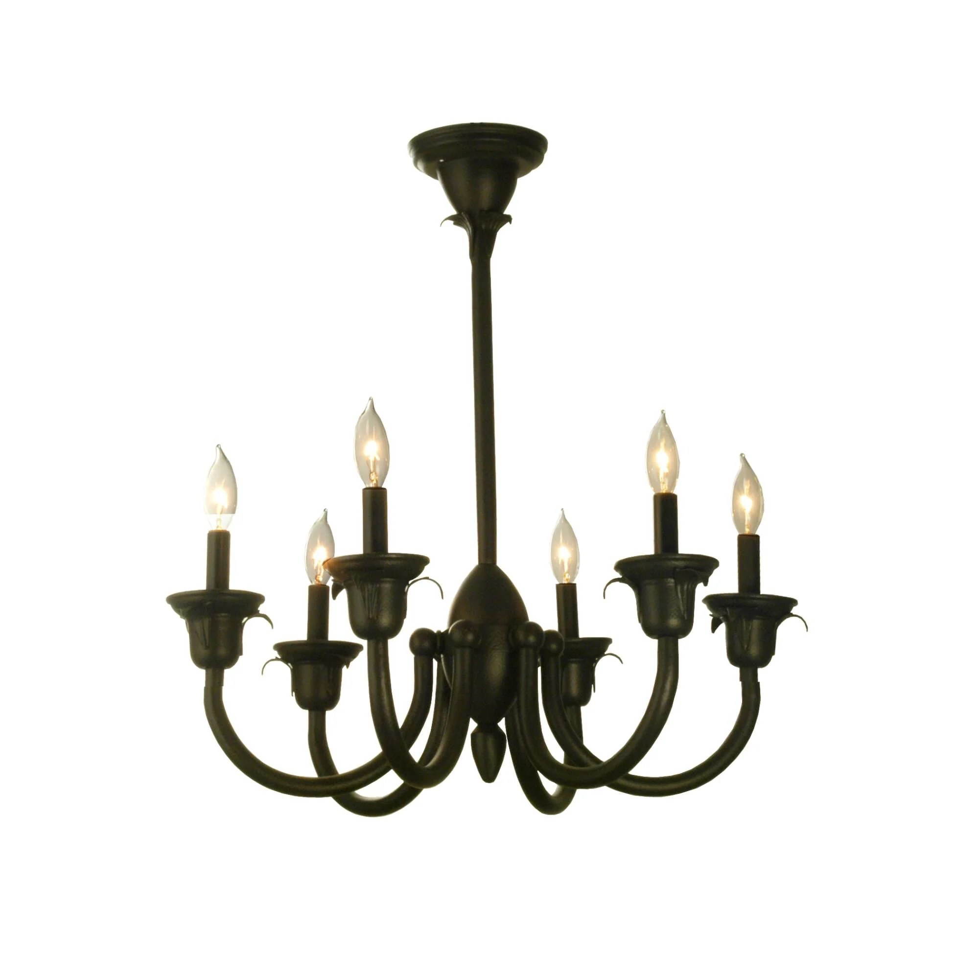 Meyda Lighting Rhythm 27 Inch 6 Light Chandelier Cp97455 - Image 1