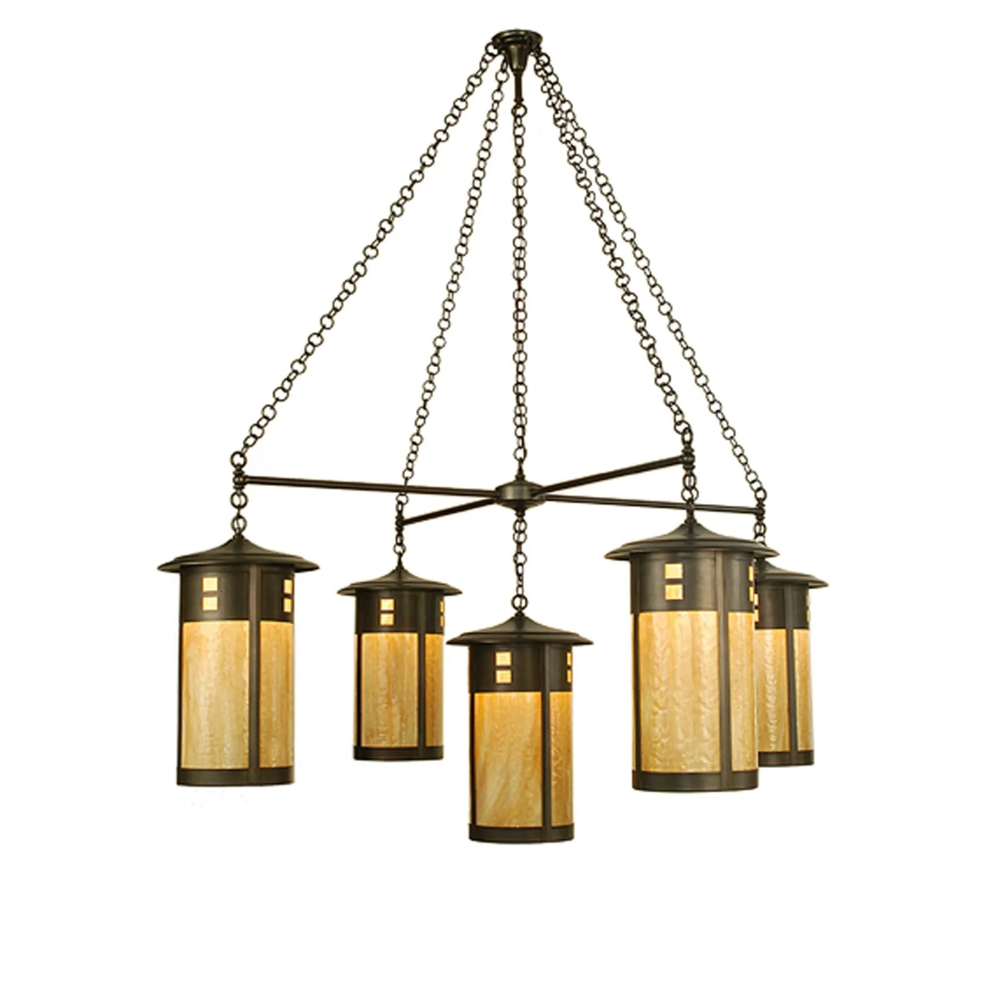 Meyda Lighting Fulton Englewood 71 Inch 5 Light Chandelier Cp97886 - Image 1