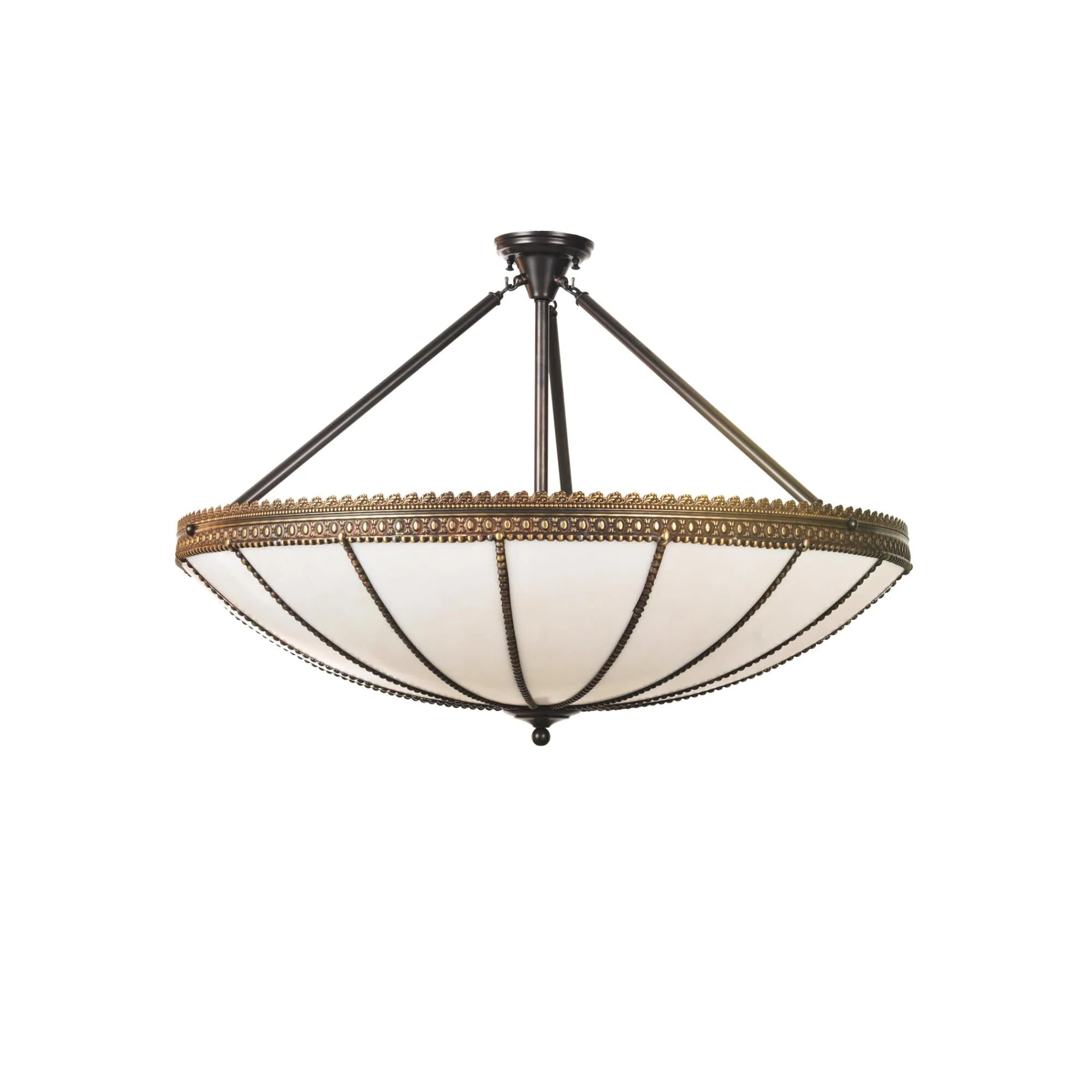 Meyda Lighting Shansky 37 Inch 4 Light Semi Flush Mount Cp98385 - Image 1