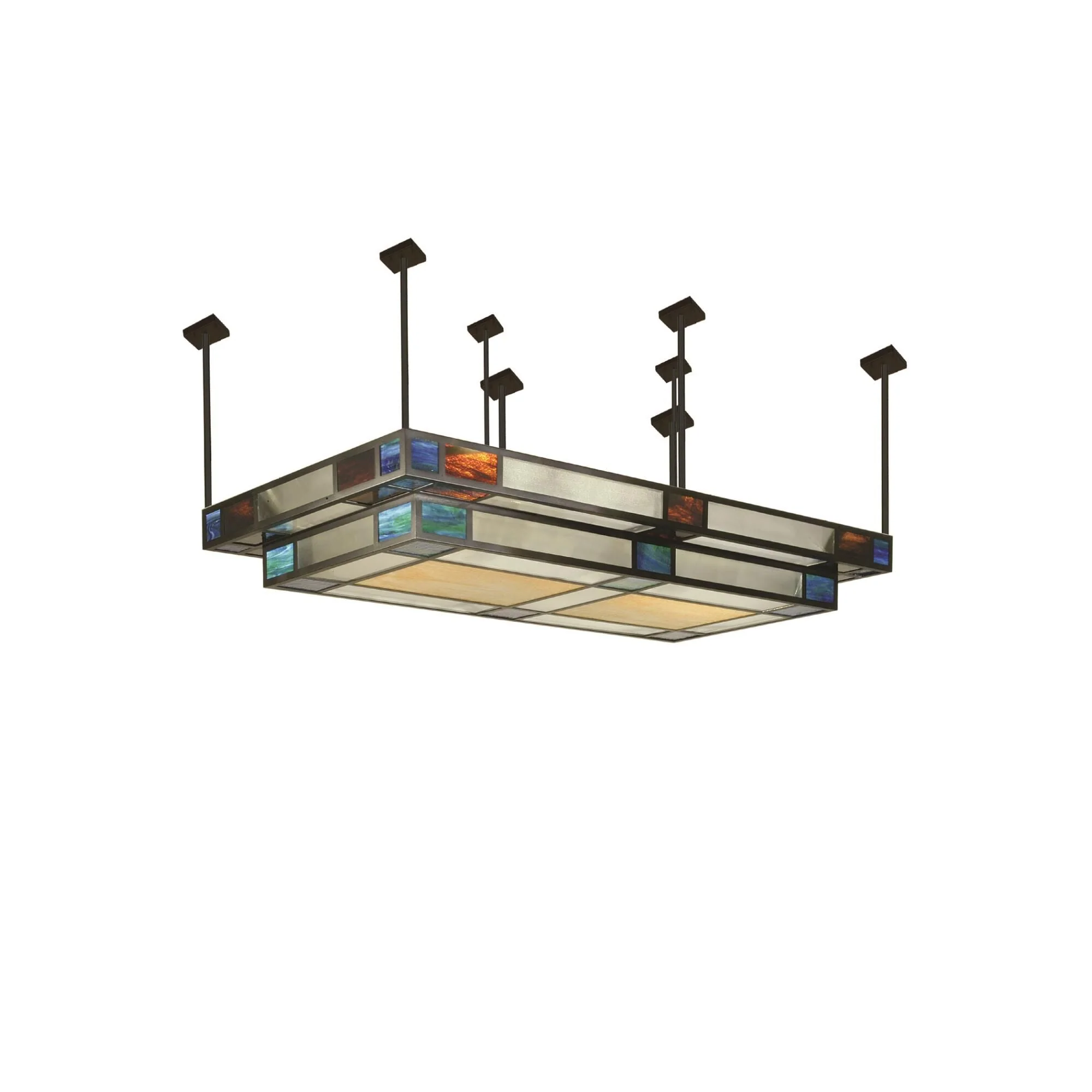 Meyda Lighting Polaris 96 Inch 16 Light Semi Flush Mount Cp101471 - Image 1