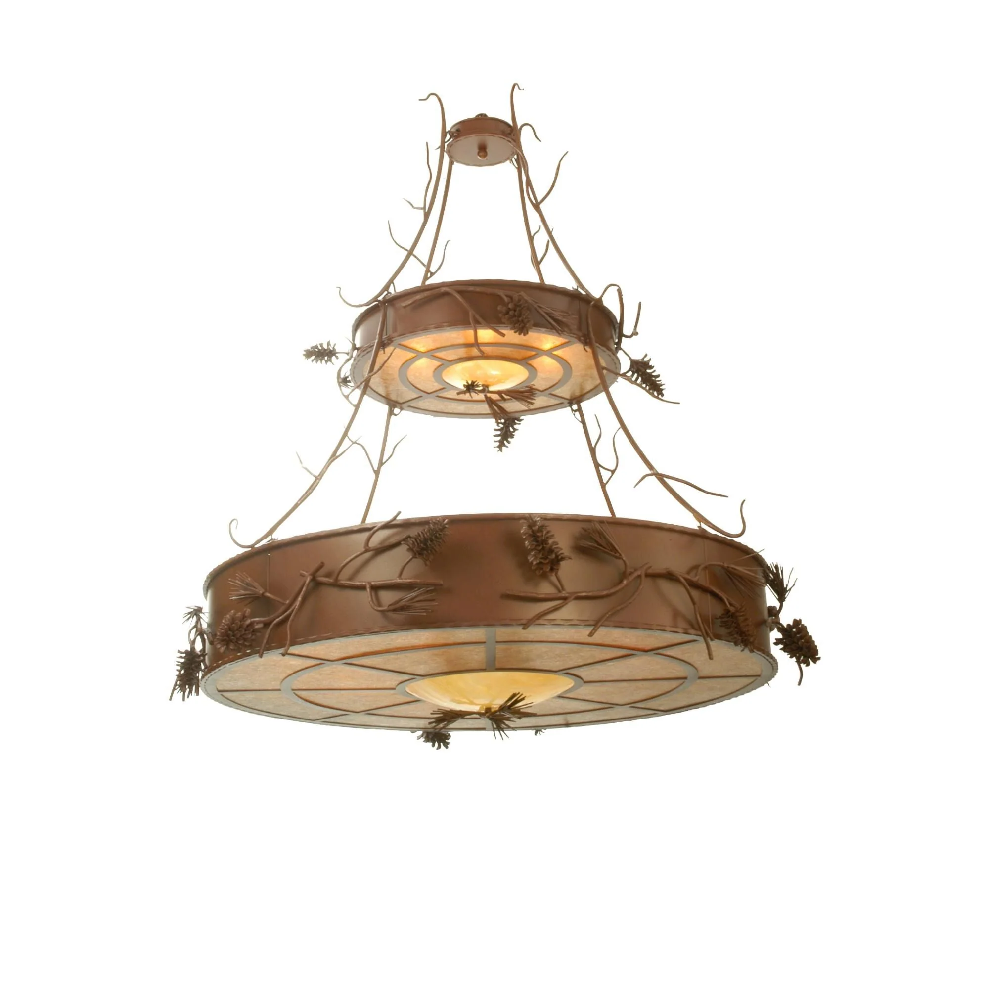 Meyda Lighting Woodland Pine 58 Inch Large Pendant Cp102333 - Image 1