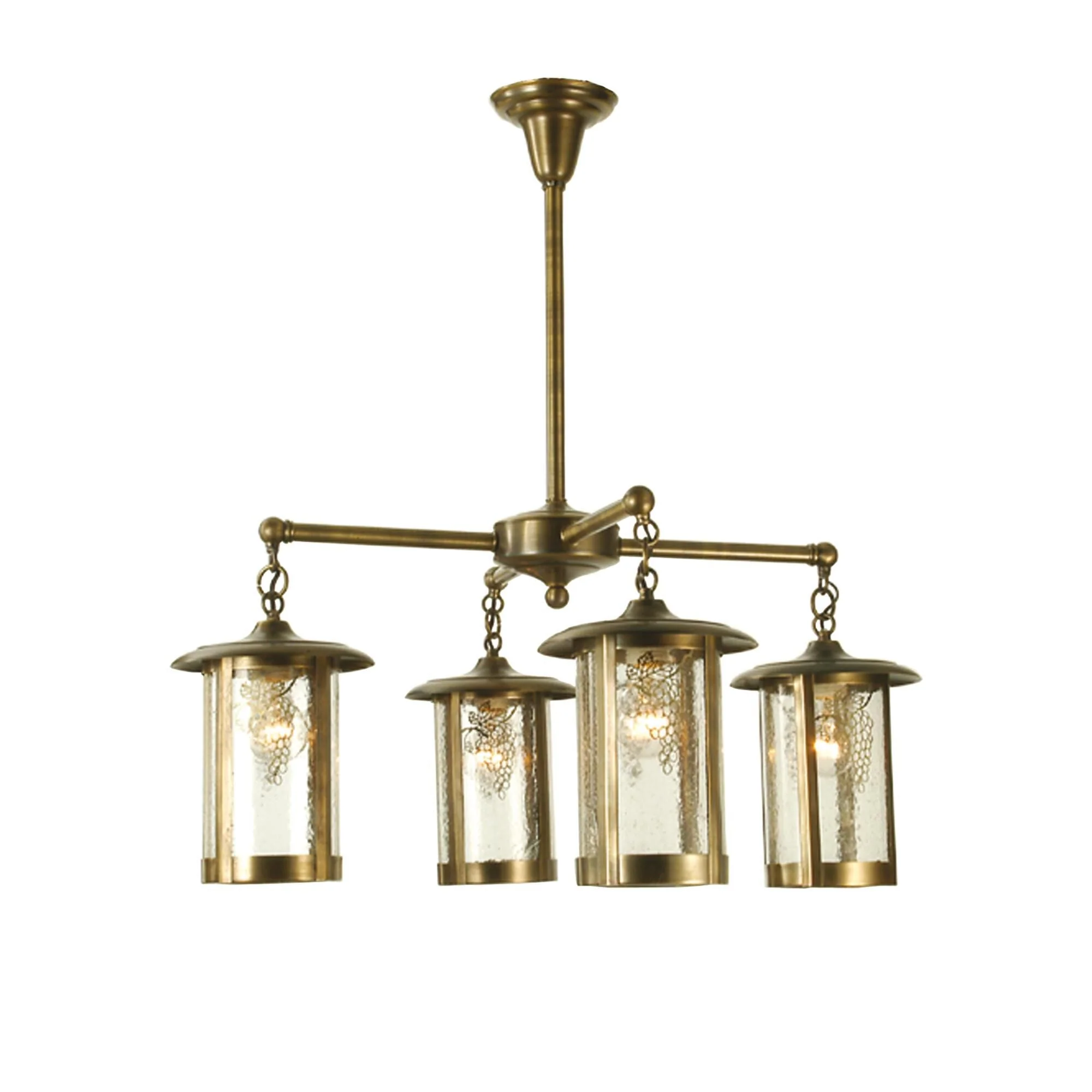 Meyda Lighting Fulton Grapes 31 Inch 4 Light Chandelier Cp103949 - Image 1