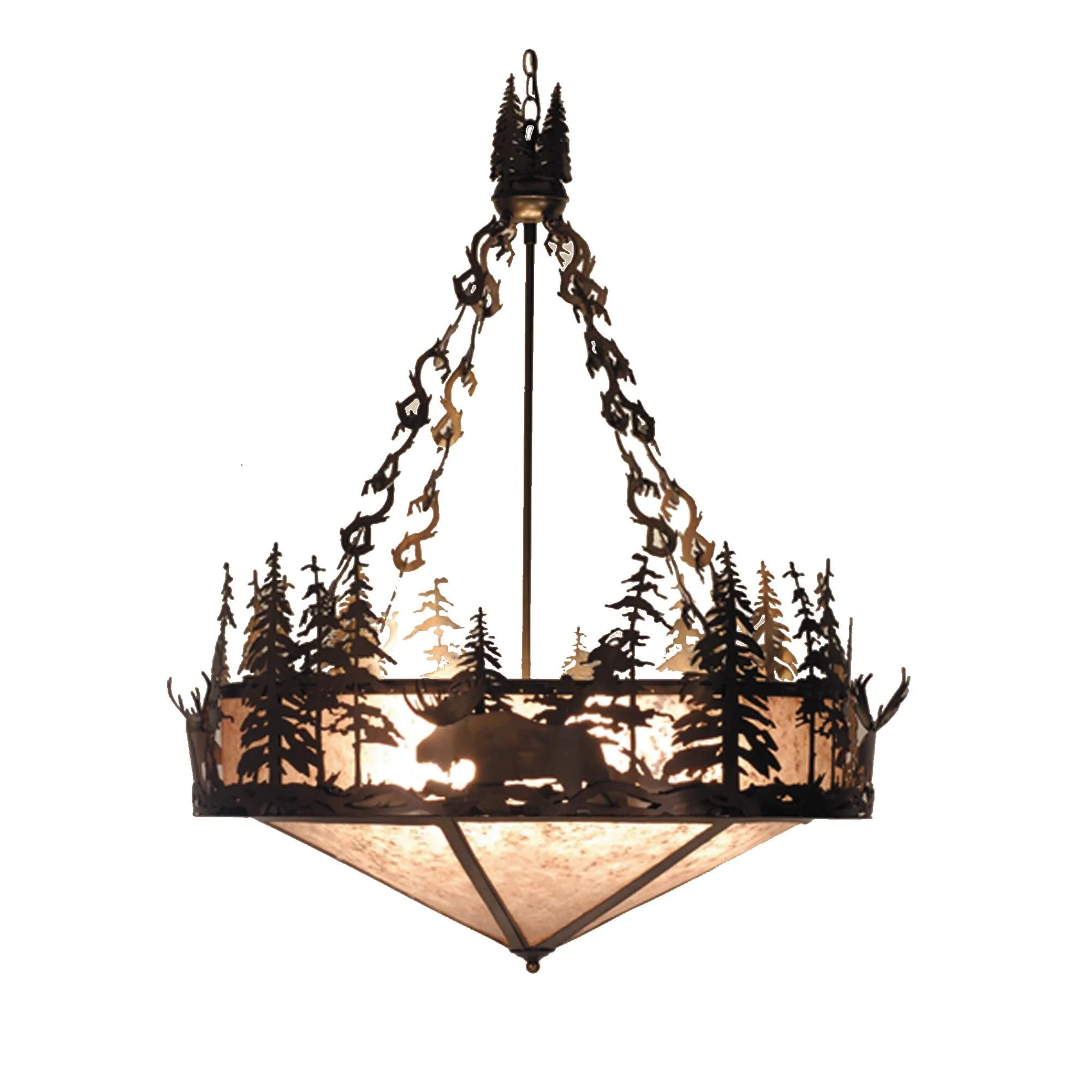 Meyda Lighting Moose At Dusk 40 Inch Large Pendant Cp104363 - Image 1