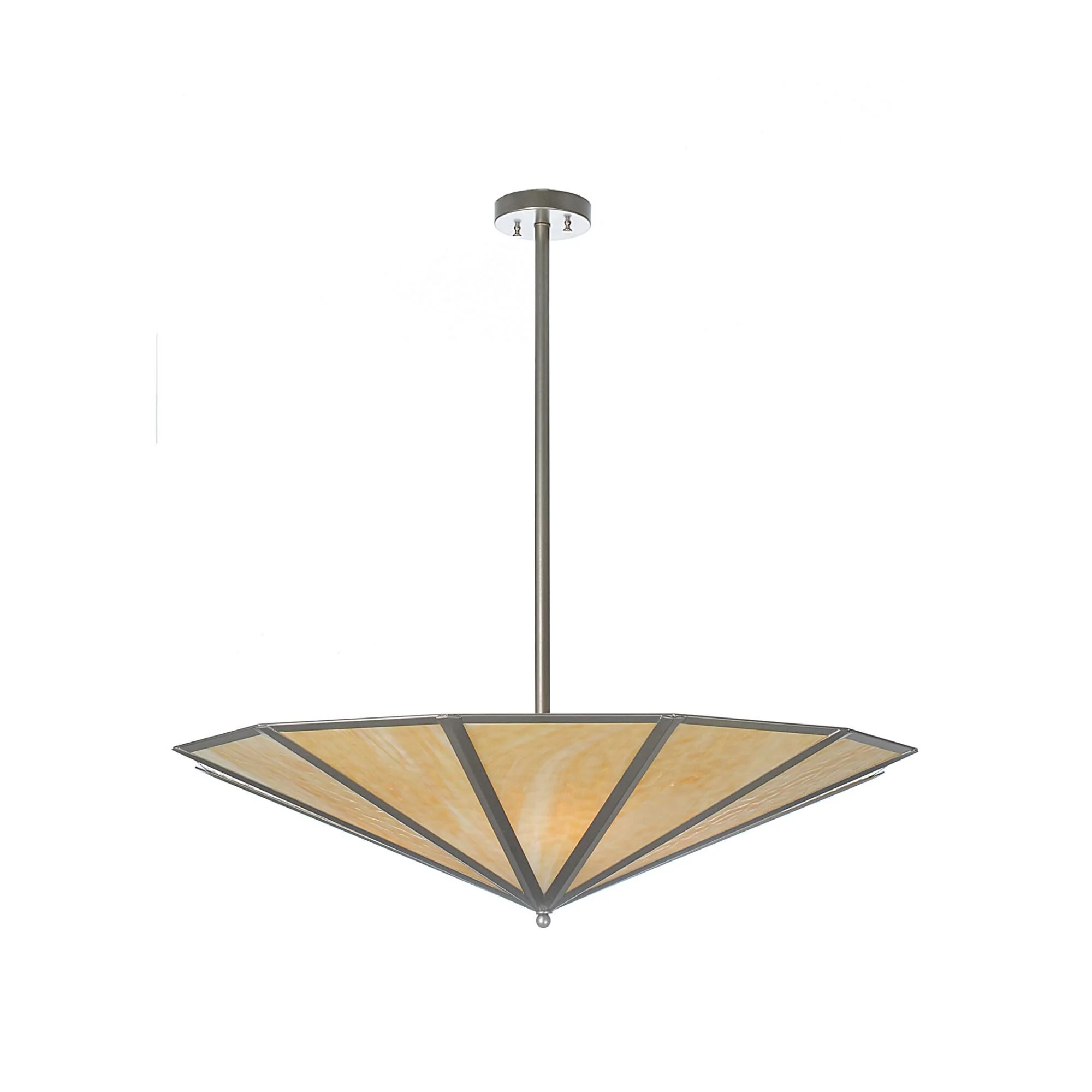 Meyda Lighting Doce Lados 36 Inch 4 Light Semi Flush Mount Cp104624 - Image 1