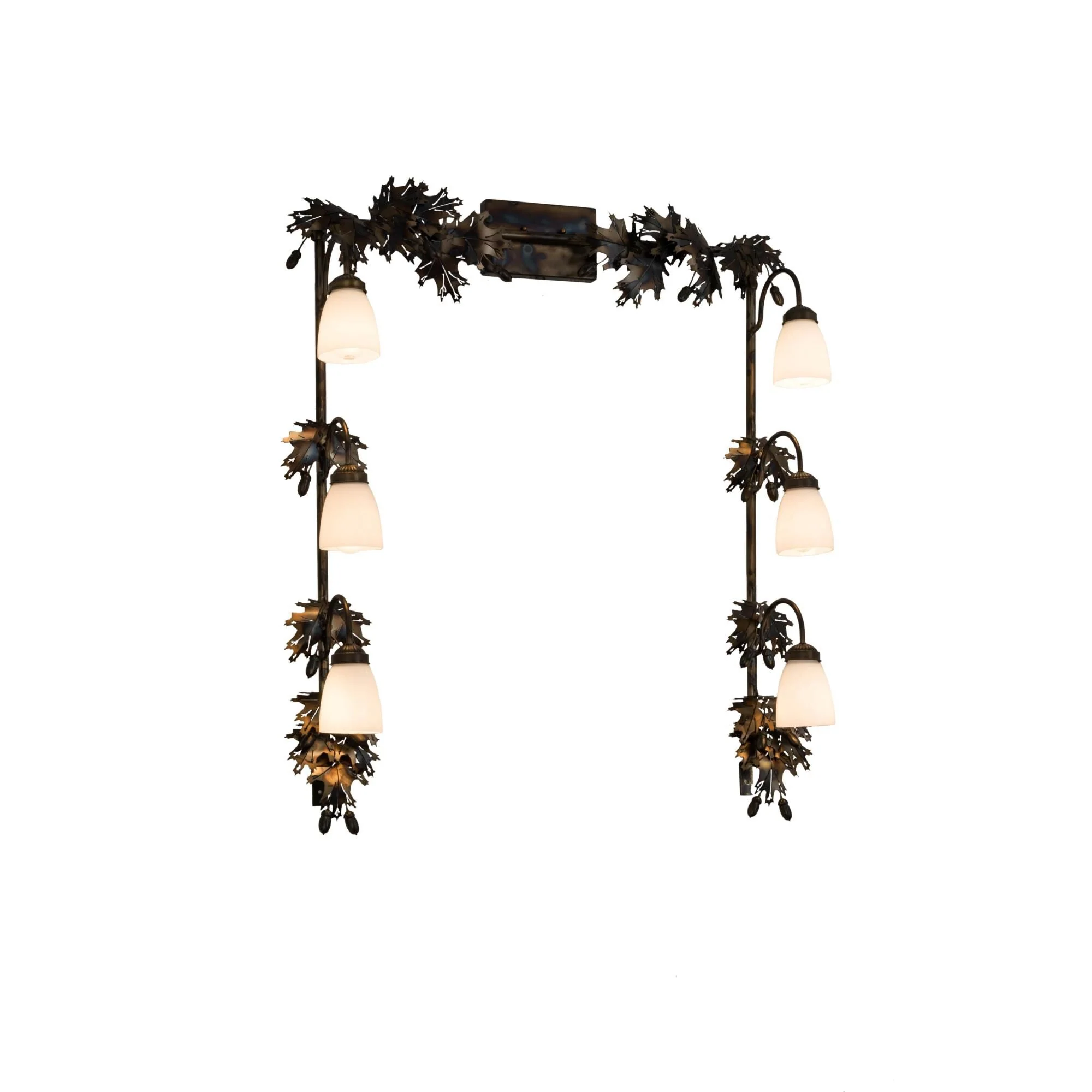 Meyda Lighting Oak Leaf And Acorn 45 Inch 6 Light Bath Vanity Light Cp104877 - Image 1