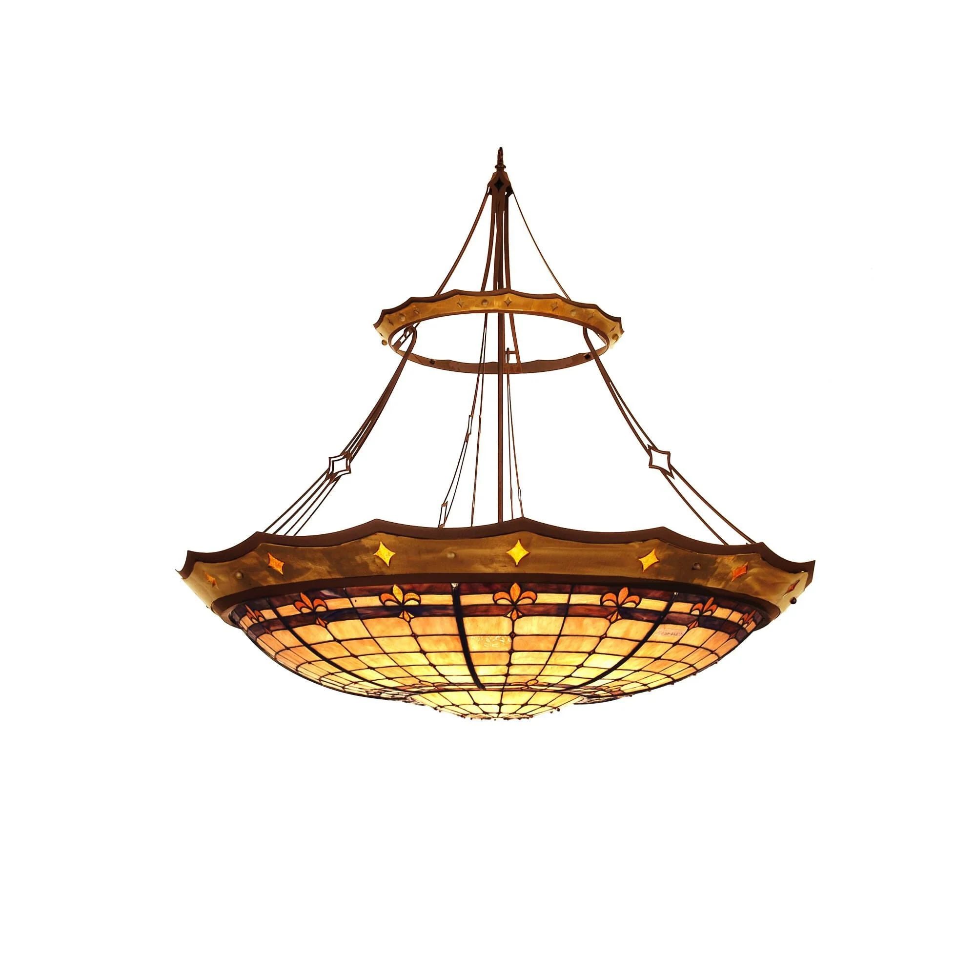Meyda Lighting Fleur De Lis 57 Inch Large Pendant Cp105127 - Image 1