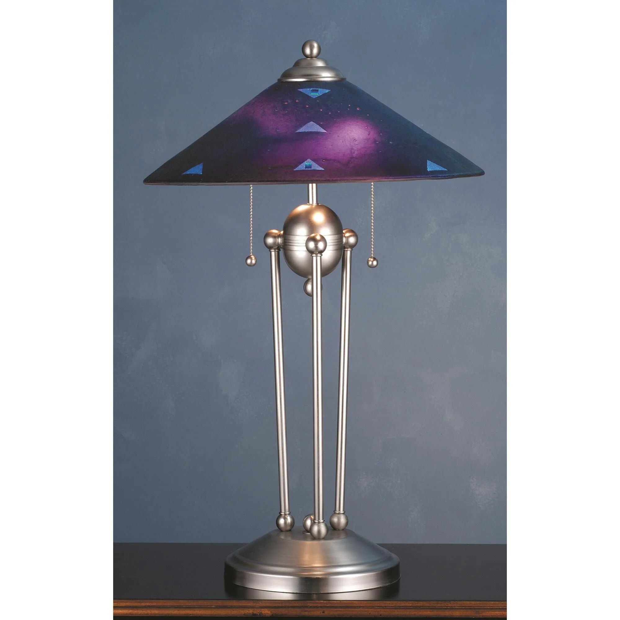 Meyda Lighting Deco Ball Plum Crazy 26 Inch Table Lamp Cp192654 - Image 1