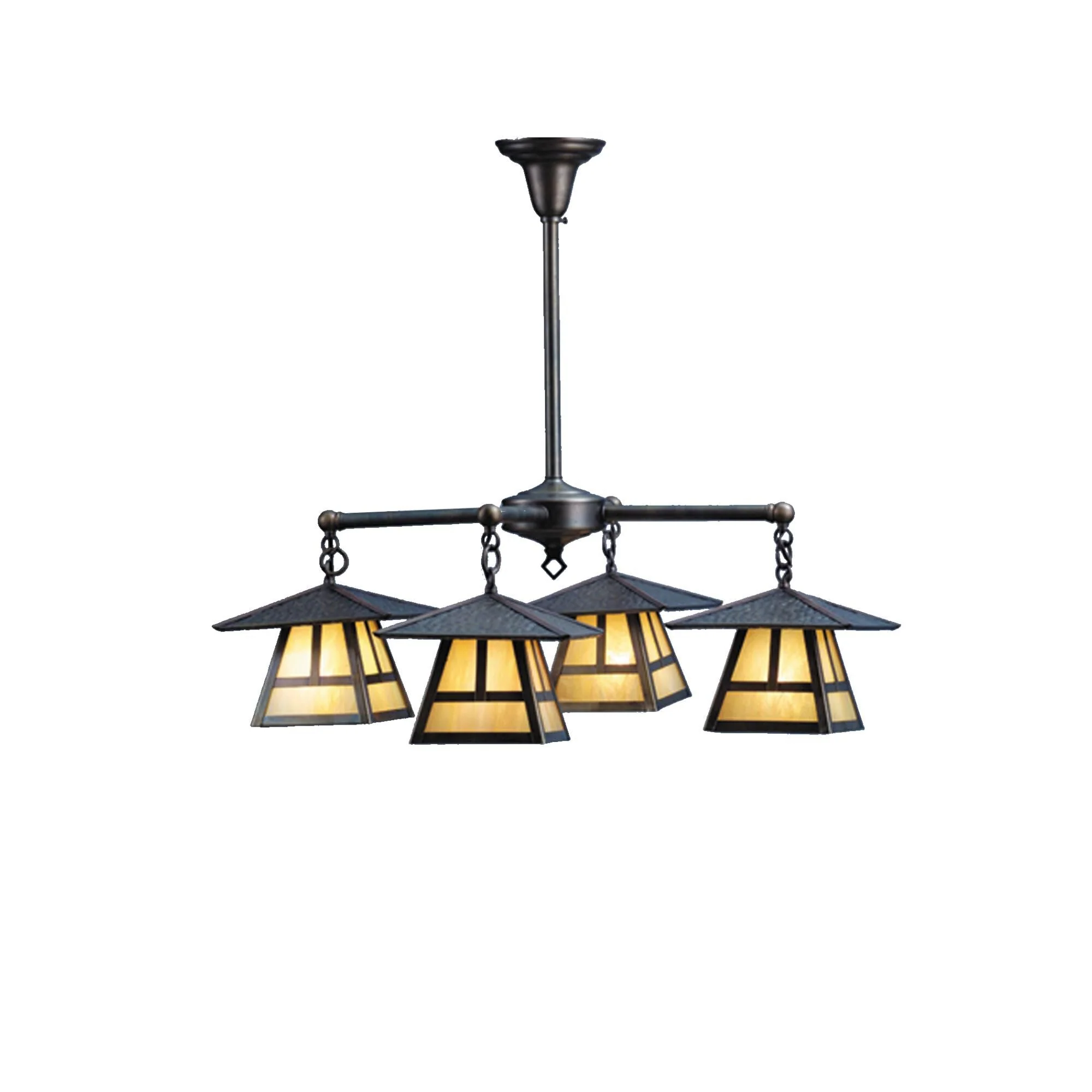 Meyda Lighting Stillwater T Mission 31 Inch 4 Light Chandelier Cp105168 - Image 1