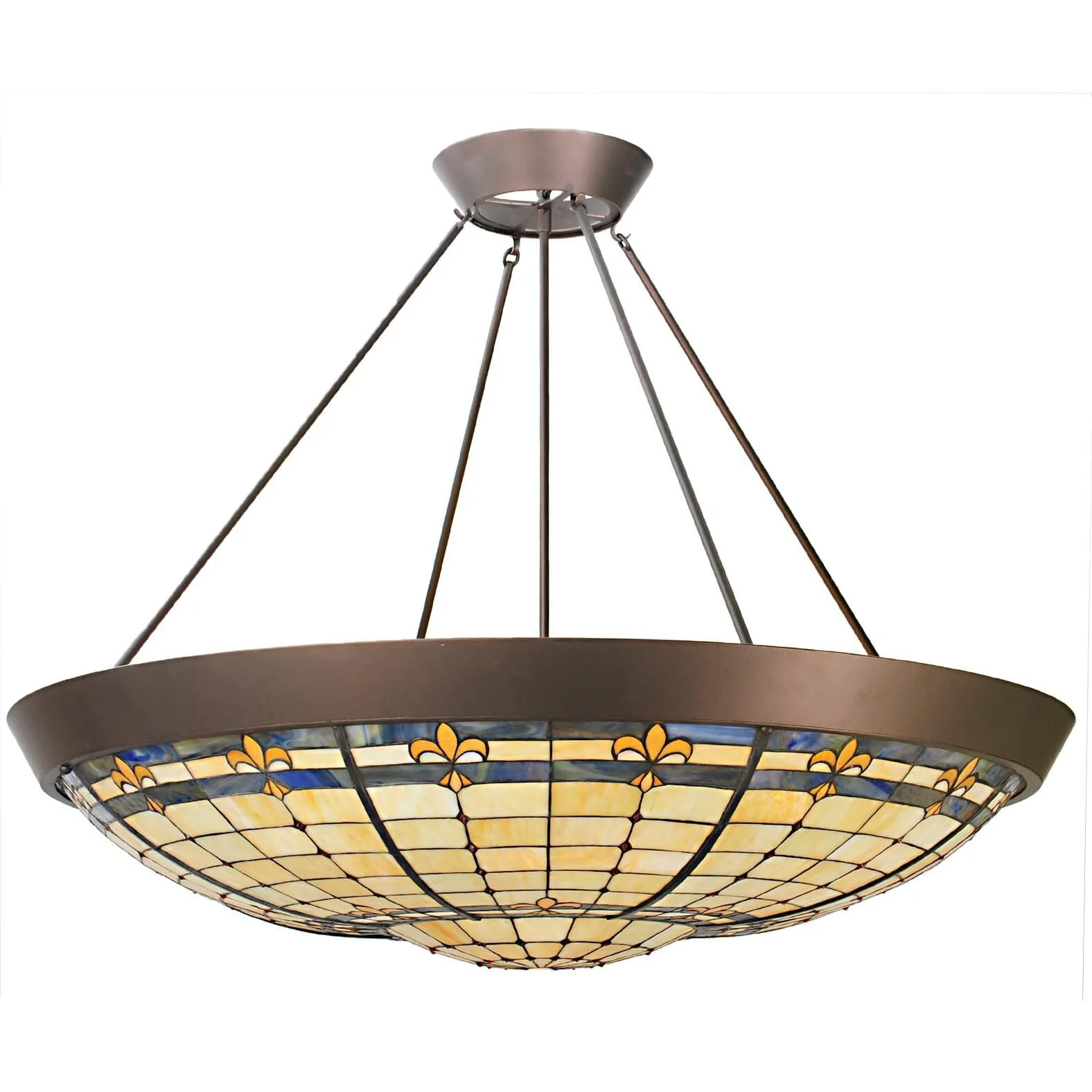 Meyda Lighting Fleur De Lite 52 Inch Large Pendant Cp105412 - Image 1
