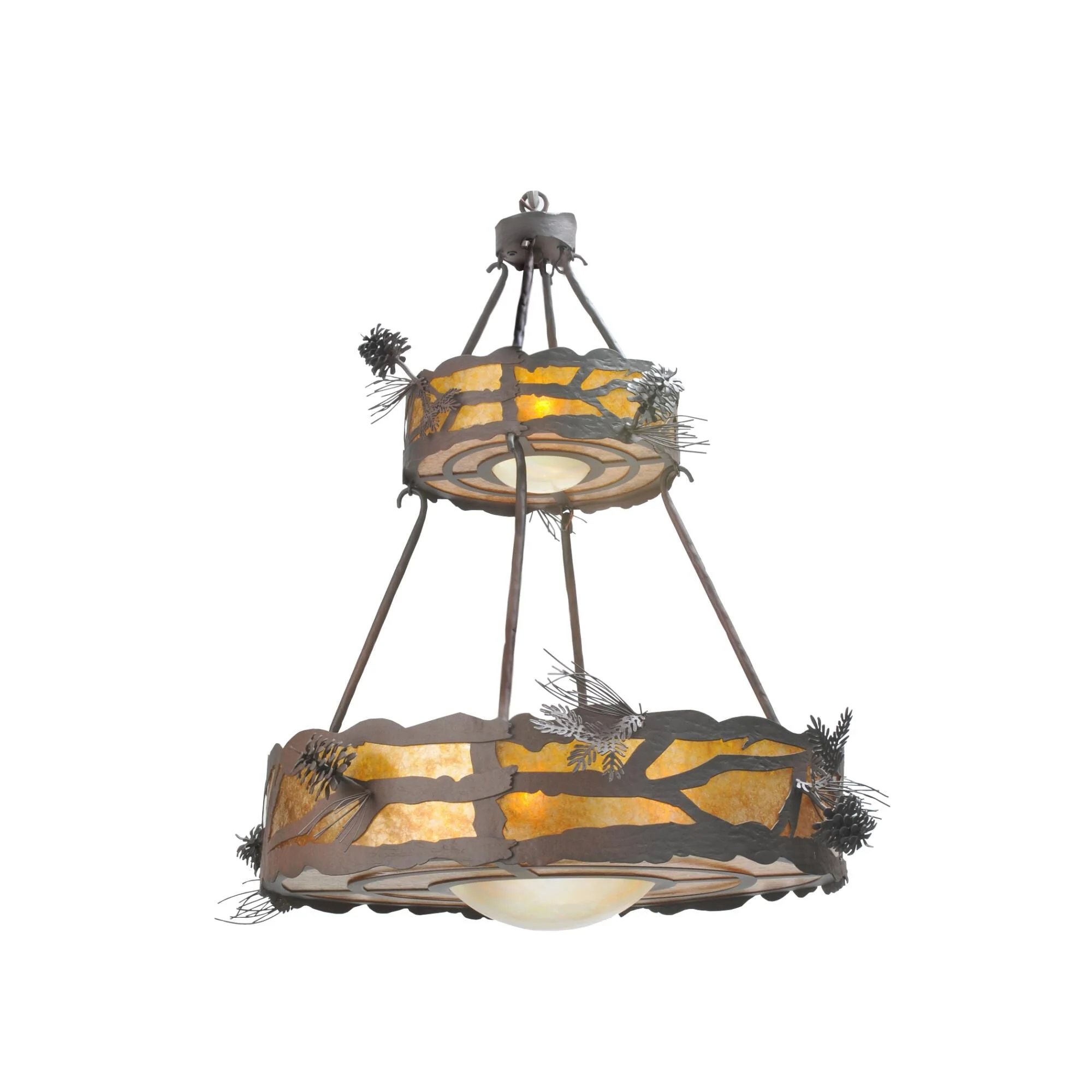 Meyda Lighting Woodland Pine 35 Inch Large Pendant Cp119654 - Image 1