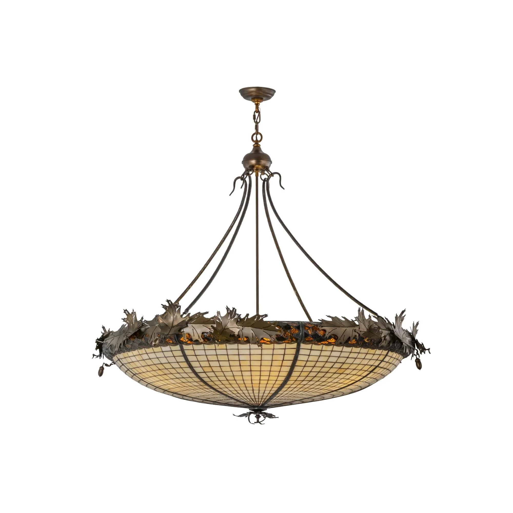Meyda Lighting Greenbriar Oak 46 Inch Large Pendant Cp119713 - Image 1