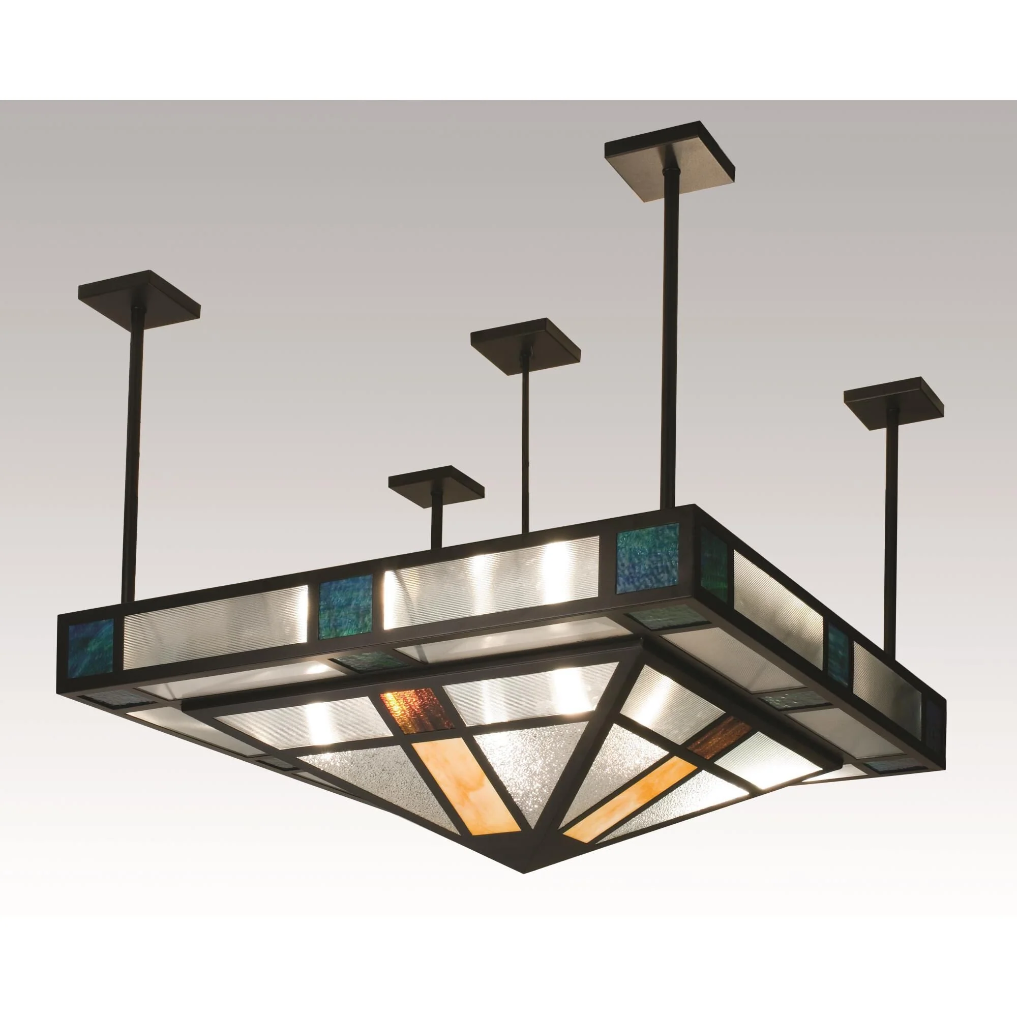 Meyda Lighting Polaris 68 Inch 4 Light Semi Flush Mount Cp120342 - Image 1