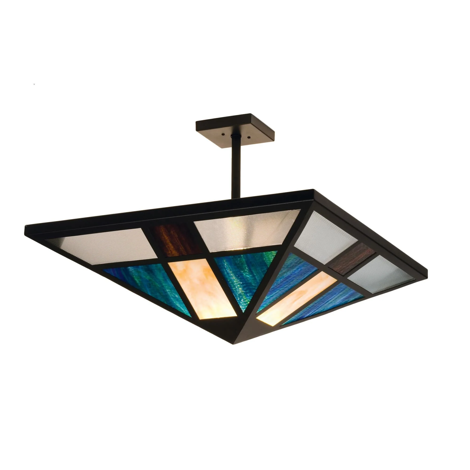 Meyda Lighting Polaris 42 Inch 1 Light Semi Flush Mount Cp120343 - Image 1