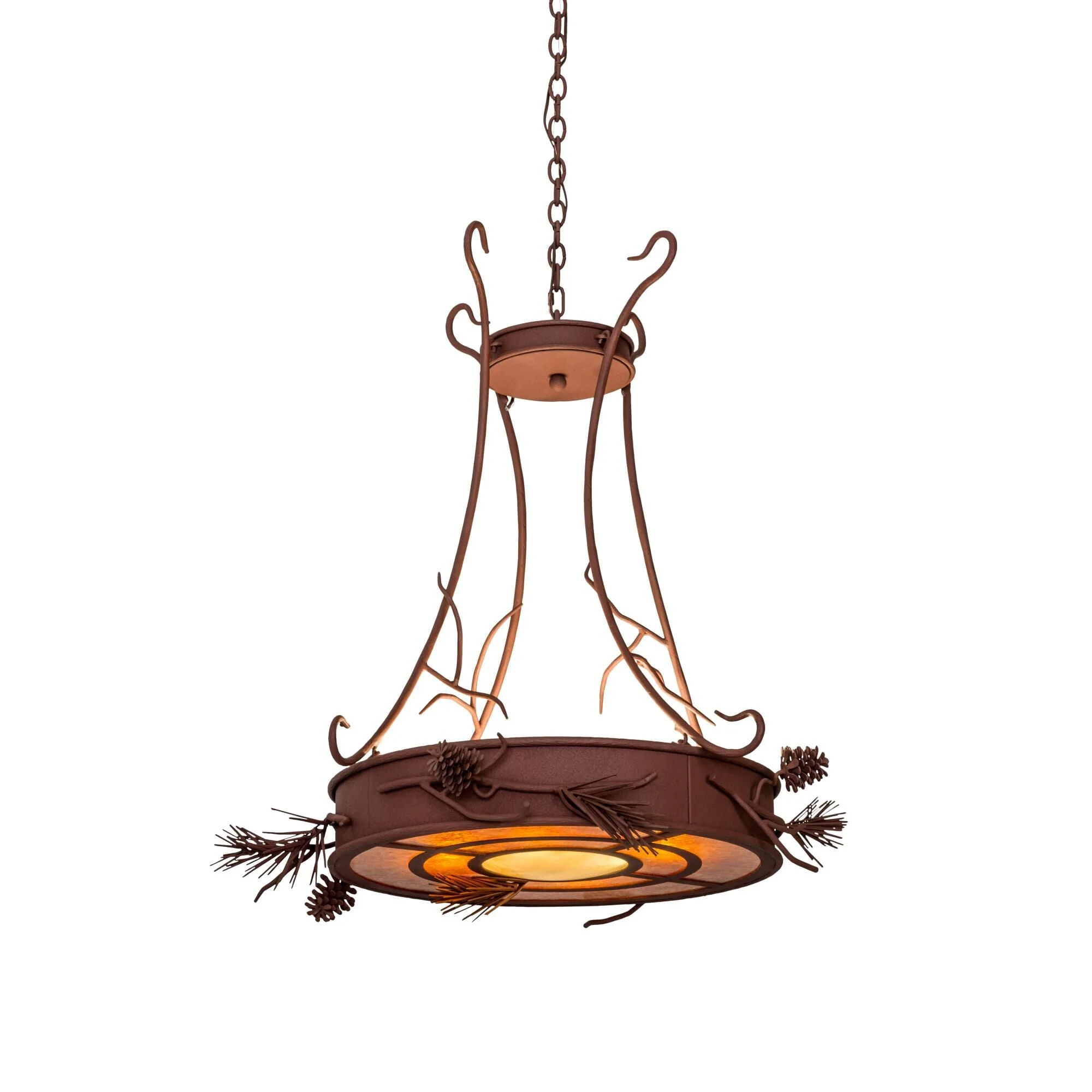 Meyda Lighting Woodland Pine 34 Inch Large Pendant Cp120480 - Image 1