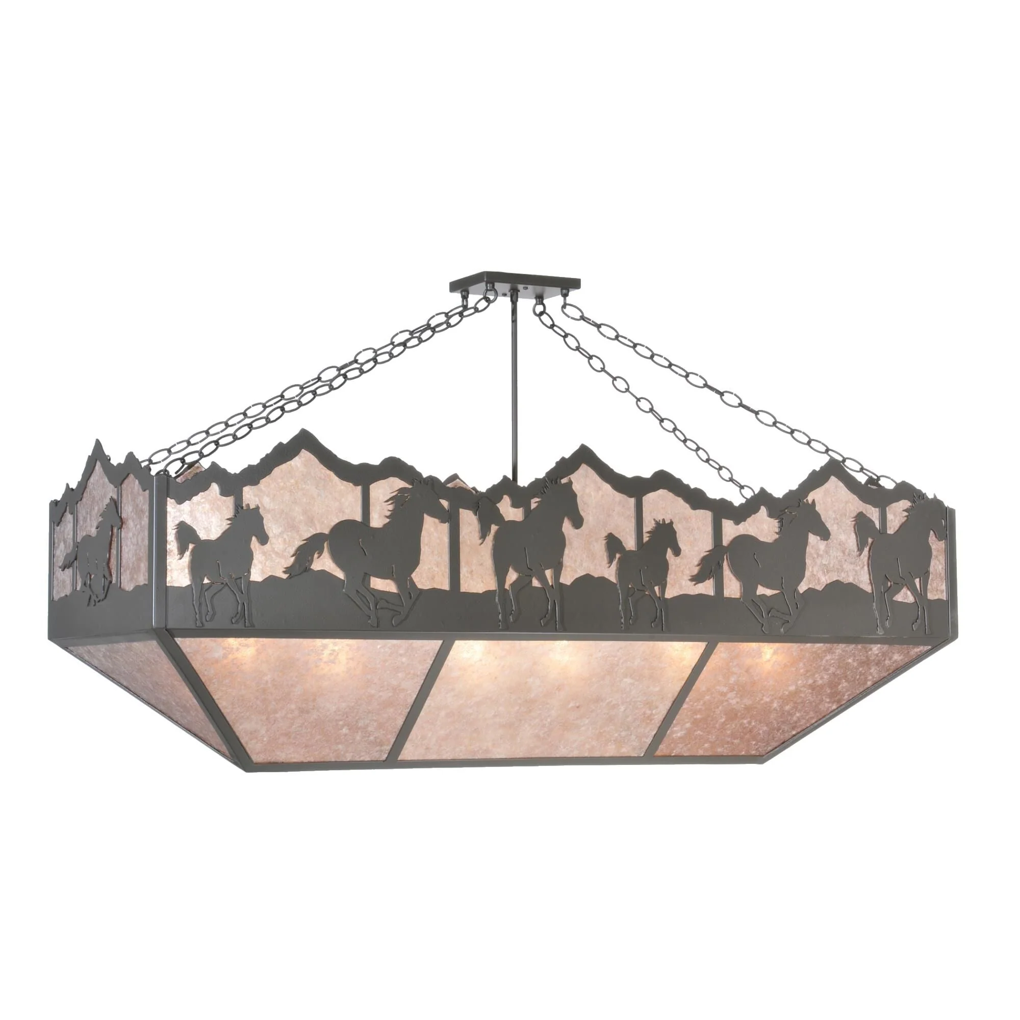 Meyda Lighting Wild Horses 54 Inch Large Pendant Cp120561 - Image 1