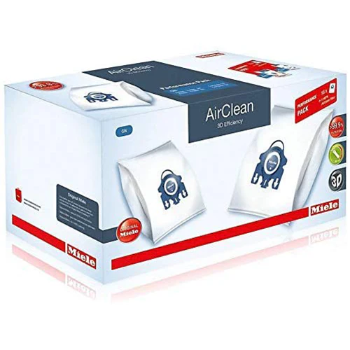 Miele Performance Pack – AirClean 3D Efficiency FilterBags Type GN + HA50 Hepa Filter