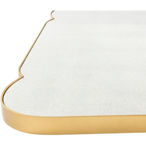Surya Wall Decor & Mirrors Imelda Modern Wall Mirror Gold Finish IME-001 - Image 3