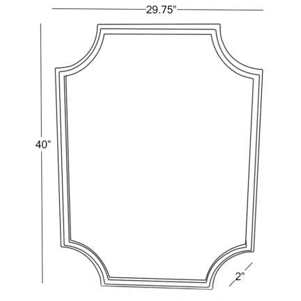 Surya Wall Decor & Mirrors Joslyn Modern Wall Mirror Gold Finish JSL-001 - Image 2