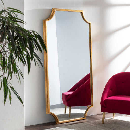 Surya Wall Decor & Mirrors Joslyn Modern Large Wall Mirror Gold Finish JSL-003 - Image 1