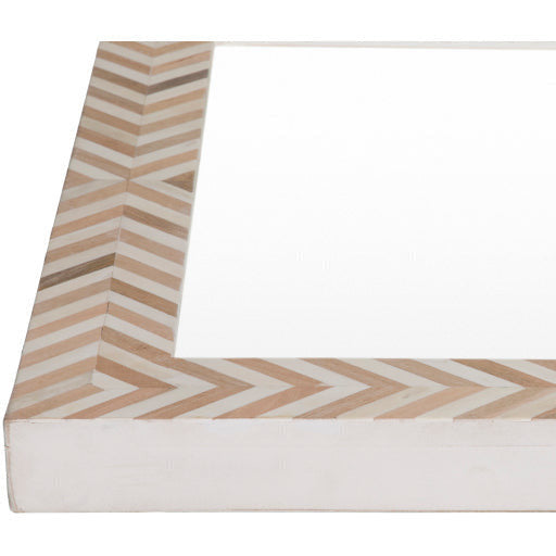 Surya Wall Decor & Mirrors Kathryn Modern Wall Mirror Natural Finish KAH-002 - Image 3