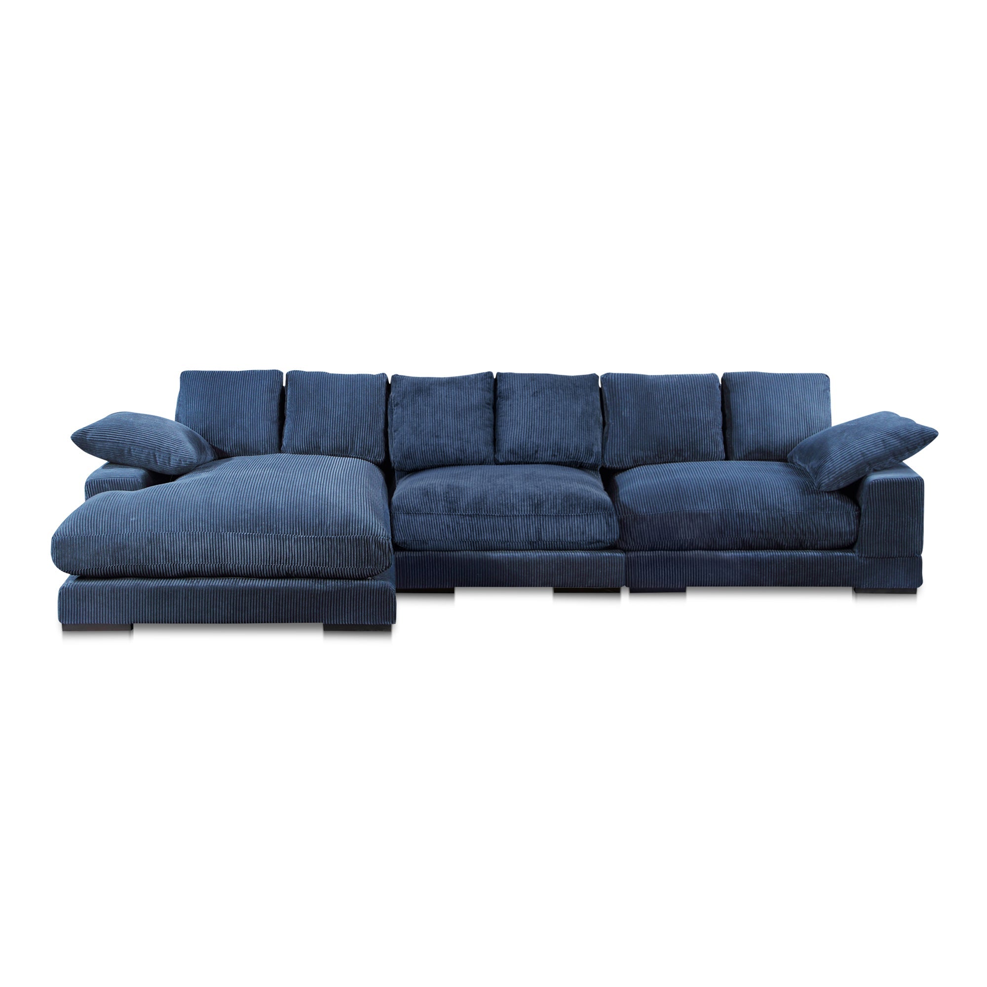 Moe’s Home Collection Plunge Navy Large Sectional