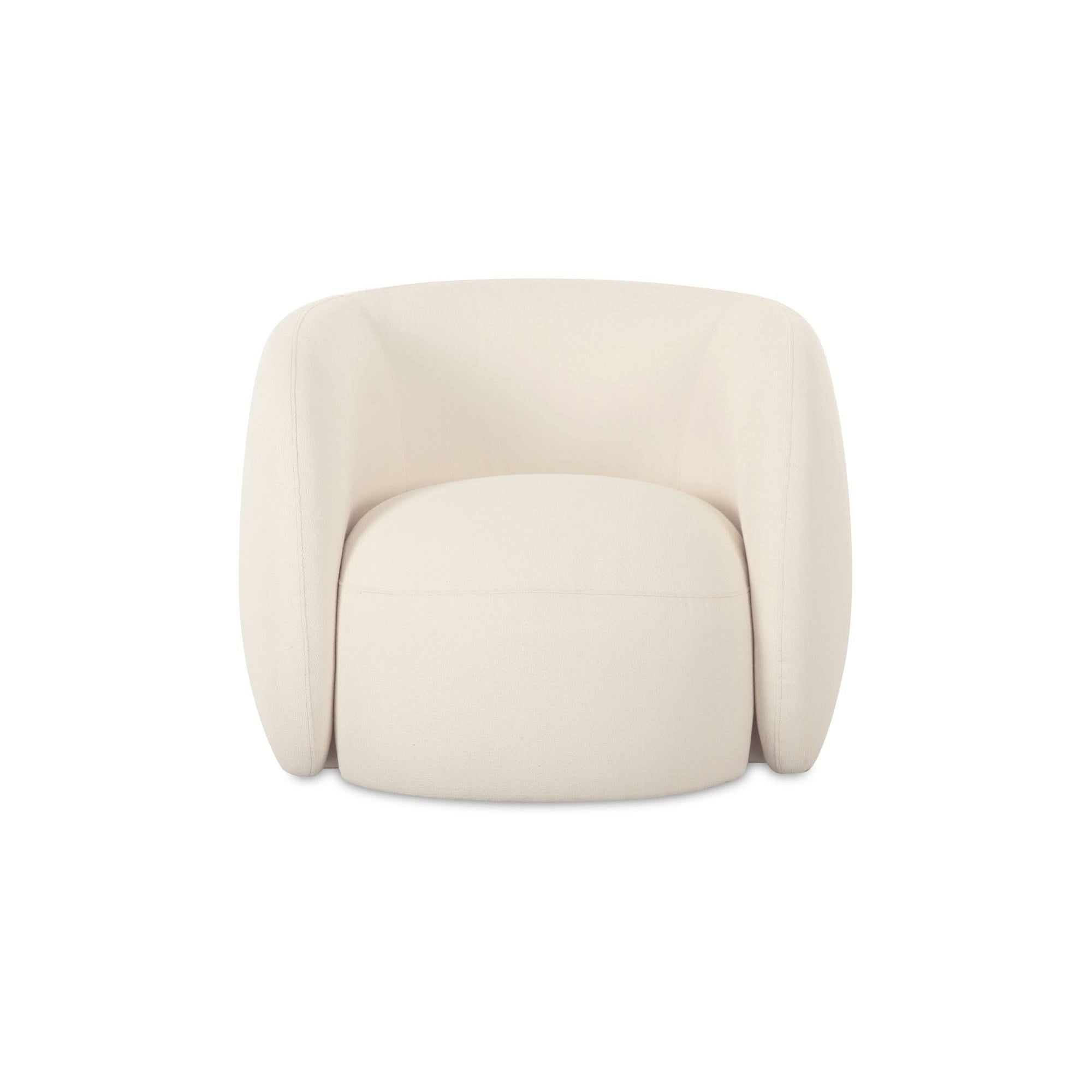 Moe's Home Collection Rae Cream Outdoor Accent Chair - Image 1