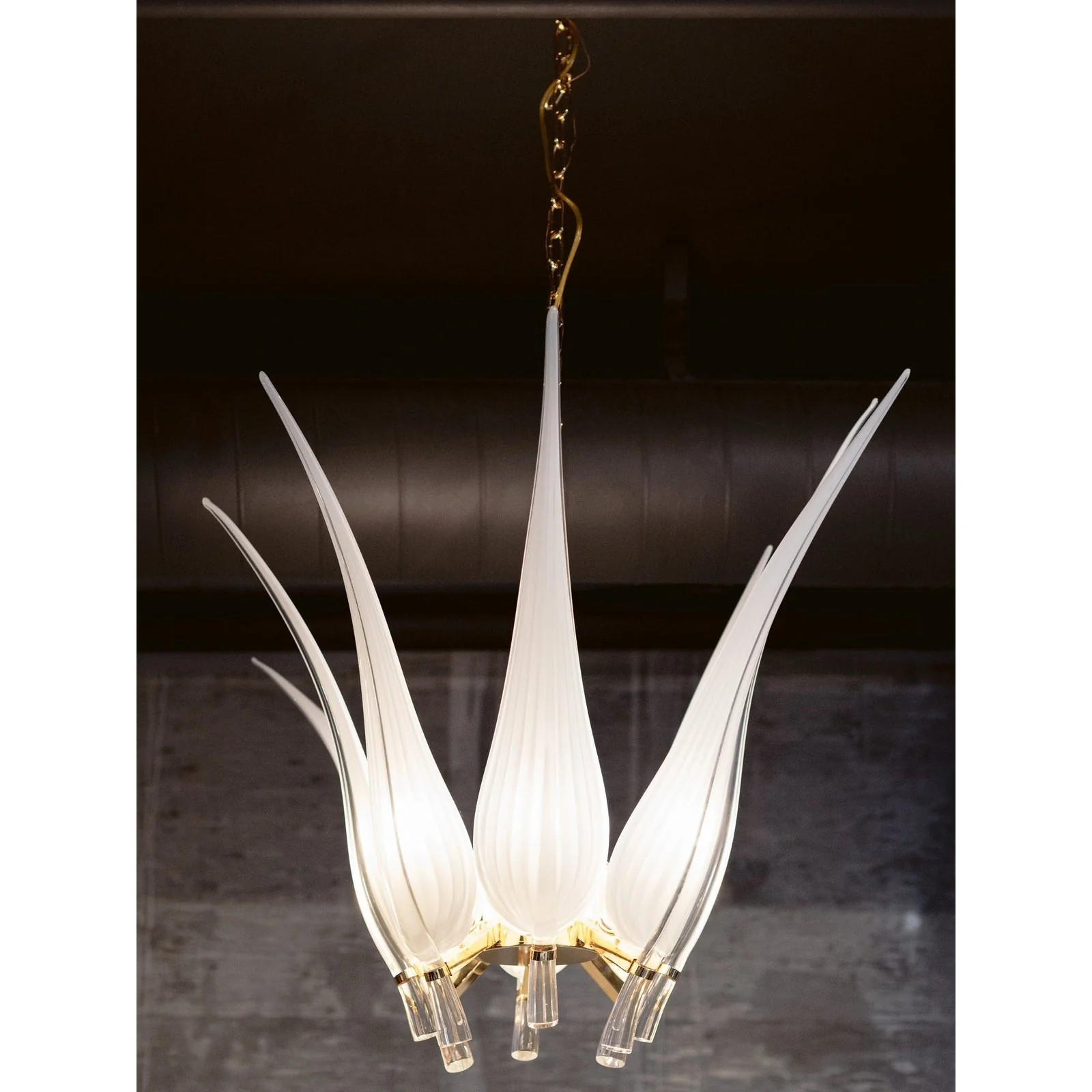 Myran Allan Murano Glass Chandelier Floor Sample - Image 2