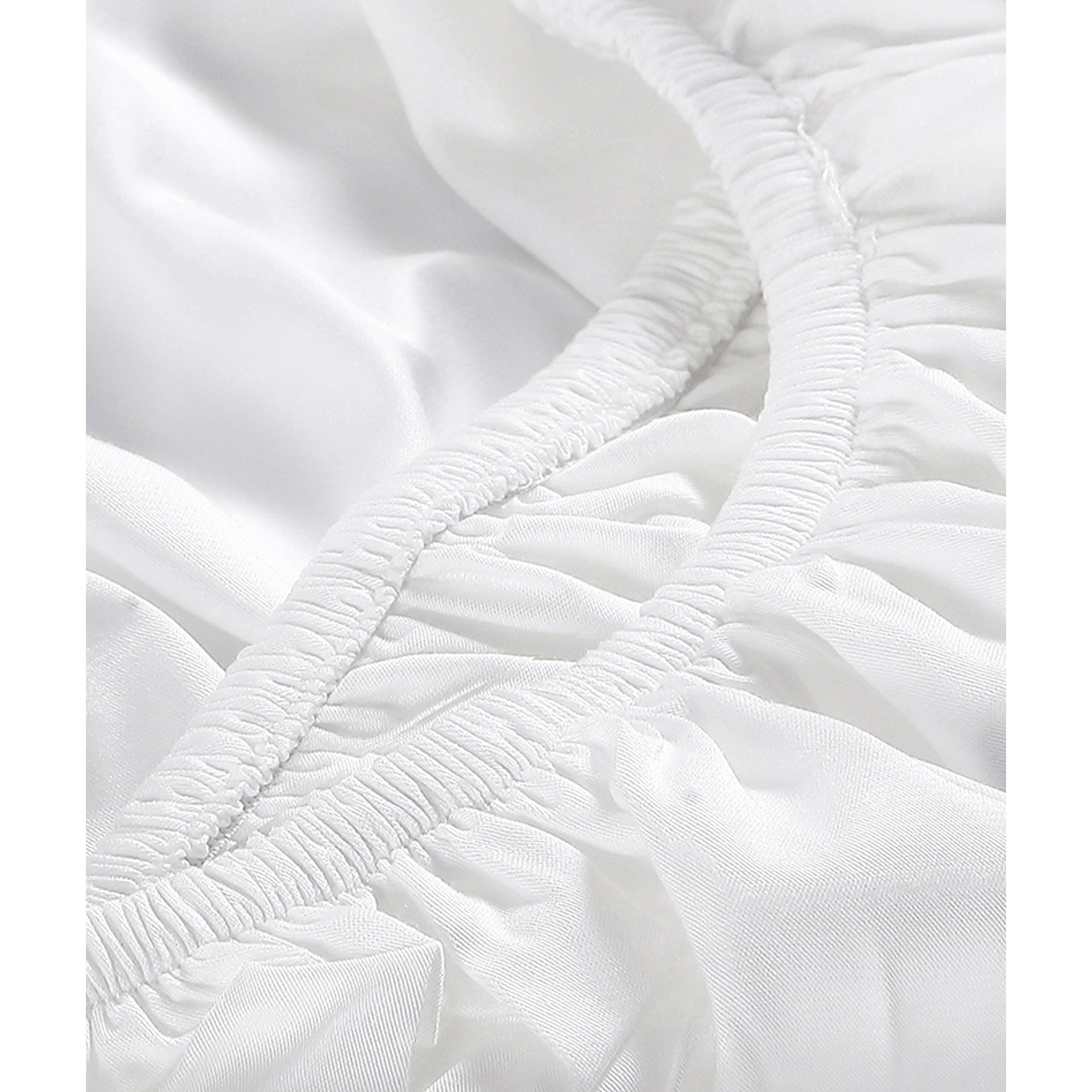 Sunday Citizen Natural Premium Bamboo Fitted Sheet in Clear White ~ Available in King and Queen Sizes - Image 2