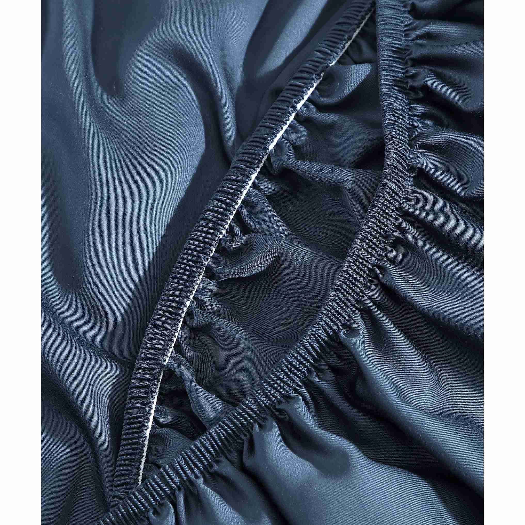 Sunday Citizen Natural Premium Bamboo Fitted Sheet in Midnight ~ Available in Queen Size - Image 2