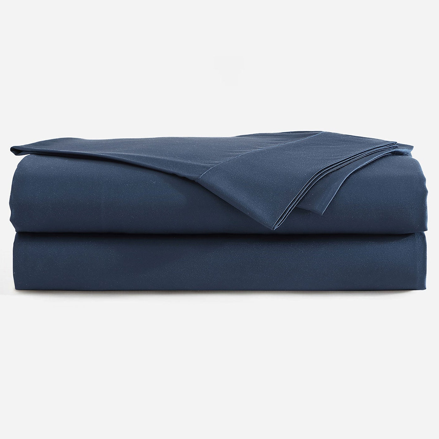 Sunday Citizen Natural Premium Bamboo Fitted Sheet in Midnight ~ Available in Queen Size - Image 1