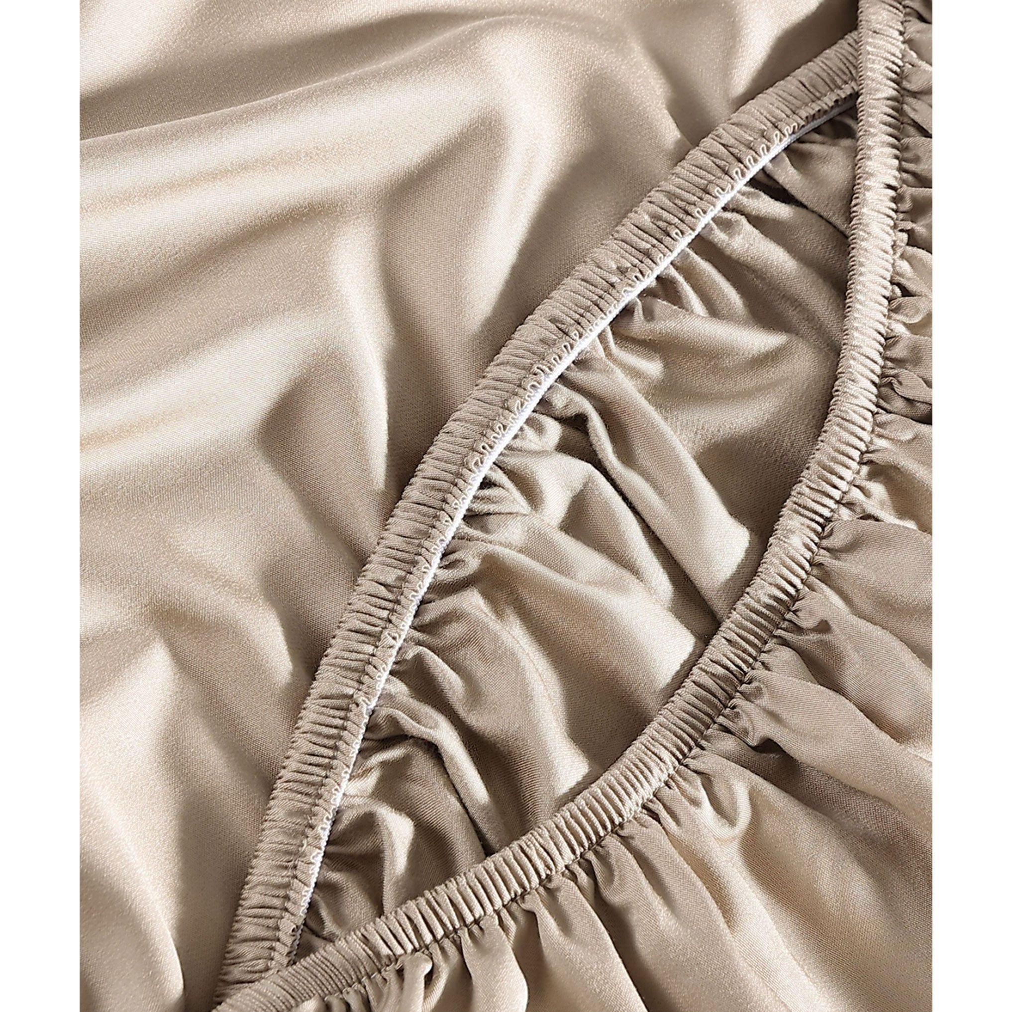 Sunday Citizen Natural Premium Bamboo Fitted Sheet in Taupe ~ Available in King and Queen Sizes - Image 2