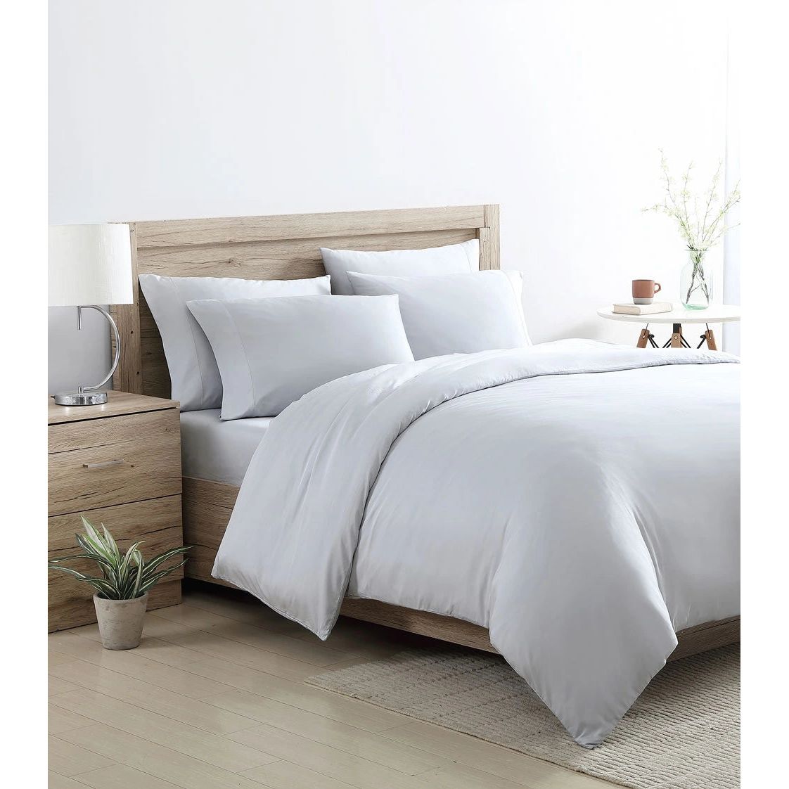 Sunday Citizen Natural Premium Bamboo Pillowcase Set in Moon ~ Available in King and Standard Sizes - Image 3