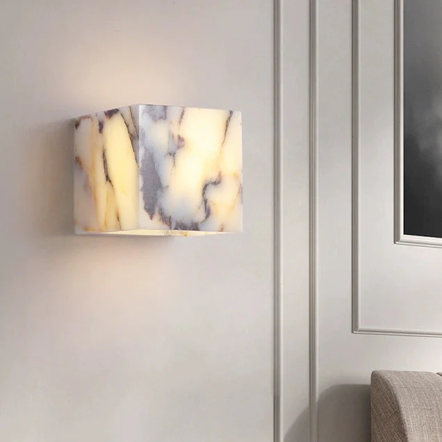 Moonshade Natural Stone Wall Lamp - Image 2