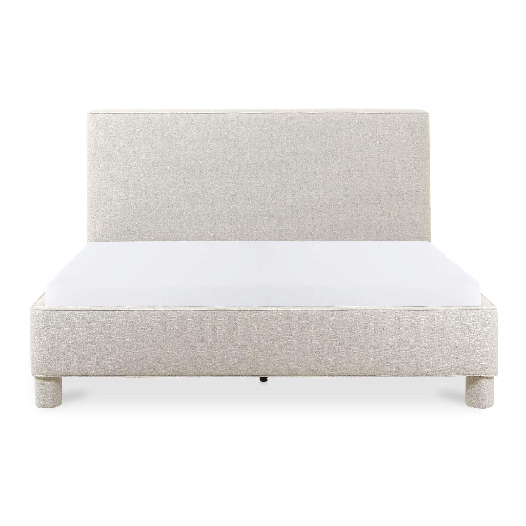 Moe's Home Collection Ichigo Dark Grey Upholstered Queen Size Bed - Image 2
