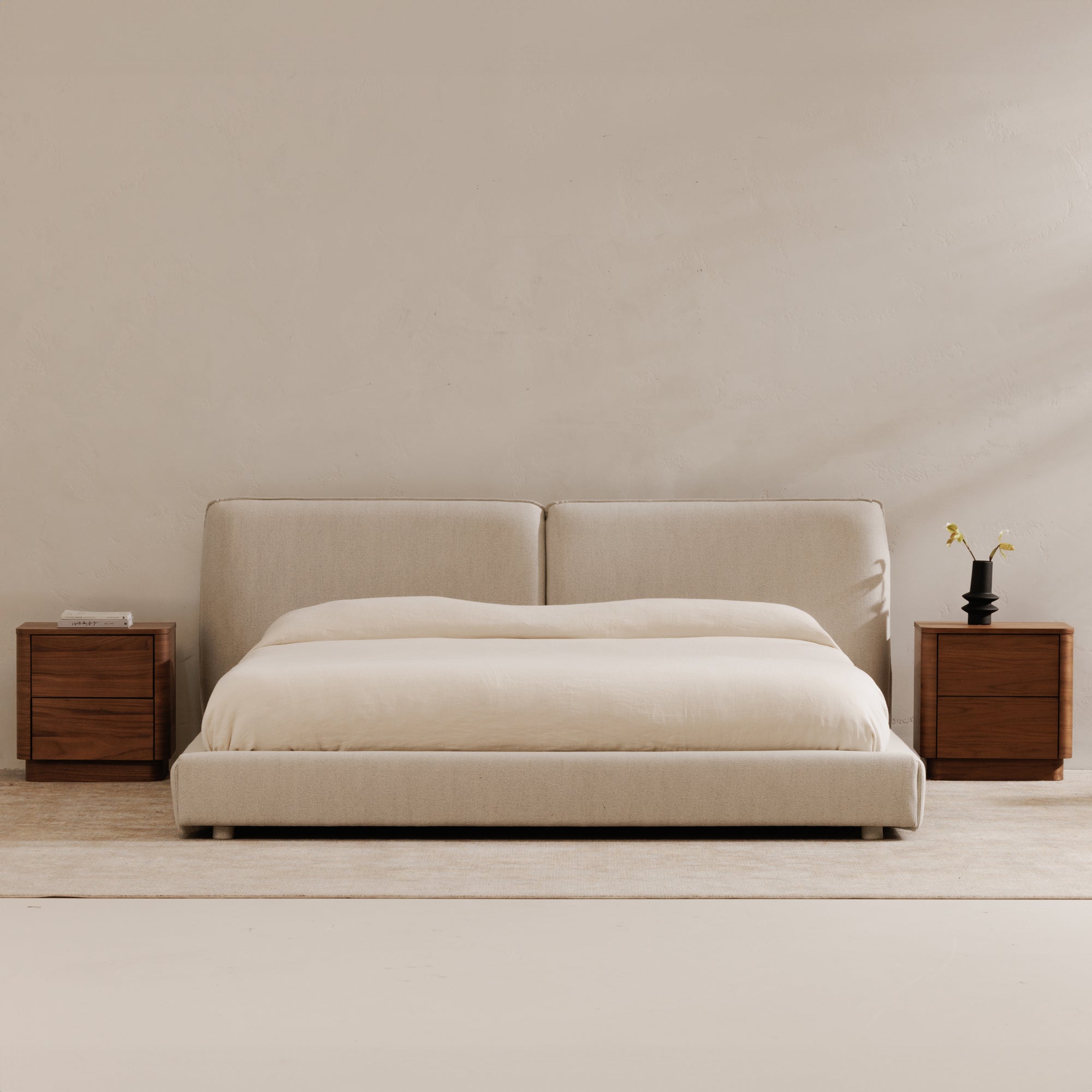 Moe's Home Collection Zeppelin White King Bed - Image 1