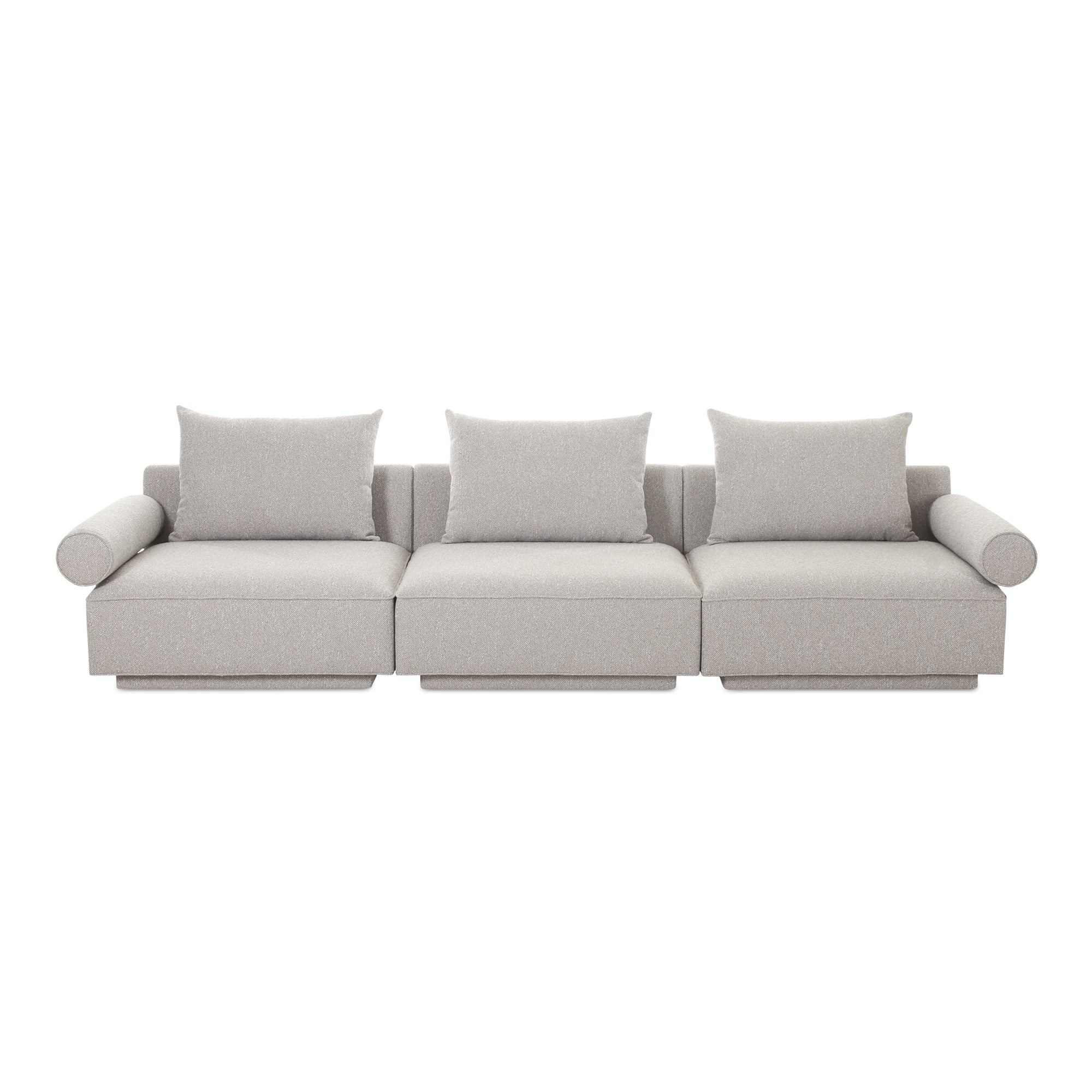 Moe's Home Collection Rosello Light Grey Modular Sofa - Image 2