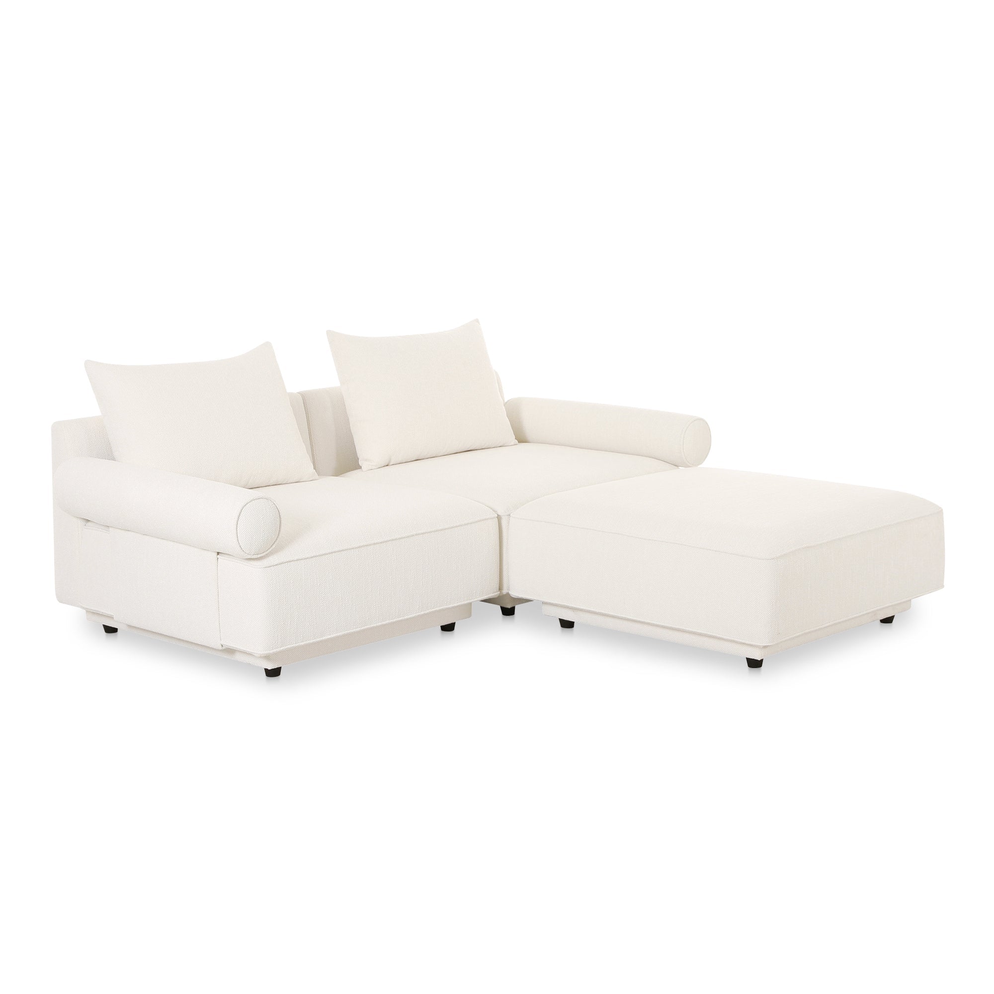 Moe’s Home Collection Rosello Nook White Modular Sectional