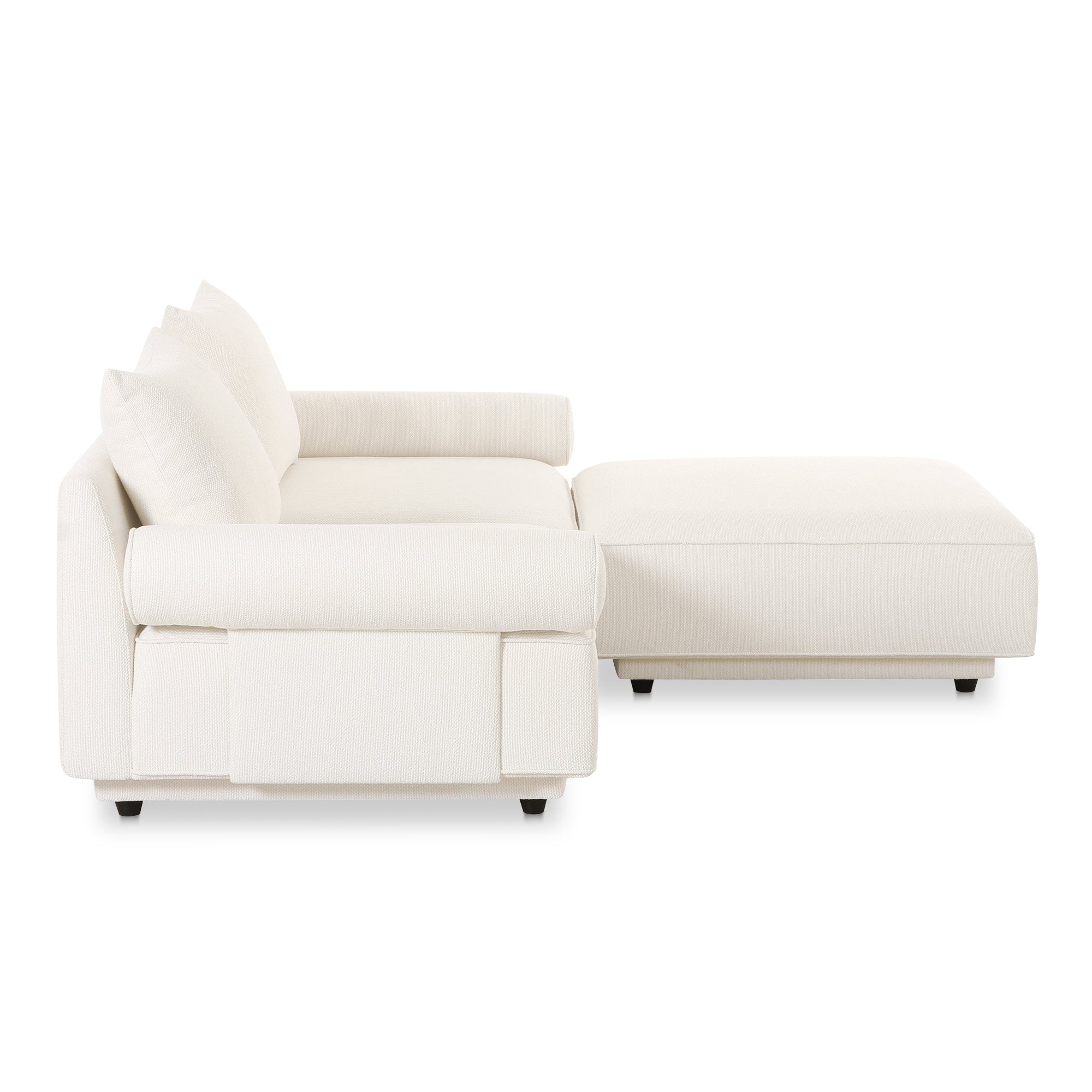 Moe's Home Collection Rosello Nook White Modular Sectional - Image 3