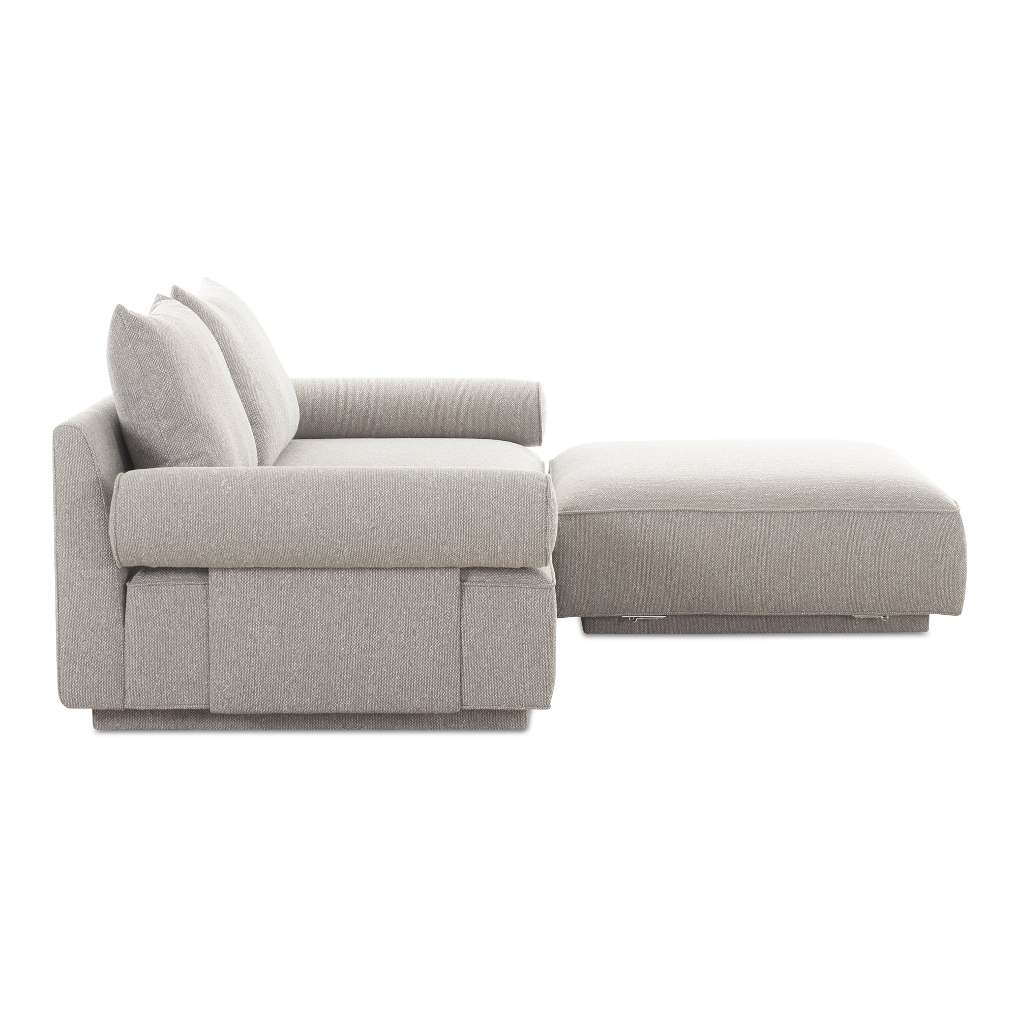 Moe's Home Collection Rosello Nook Light Grey Modular Sectional - Image 3