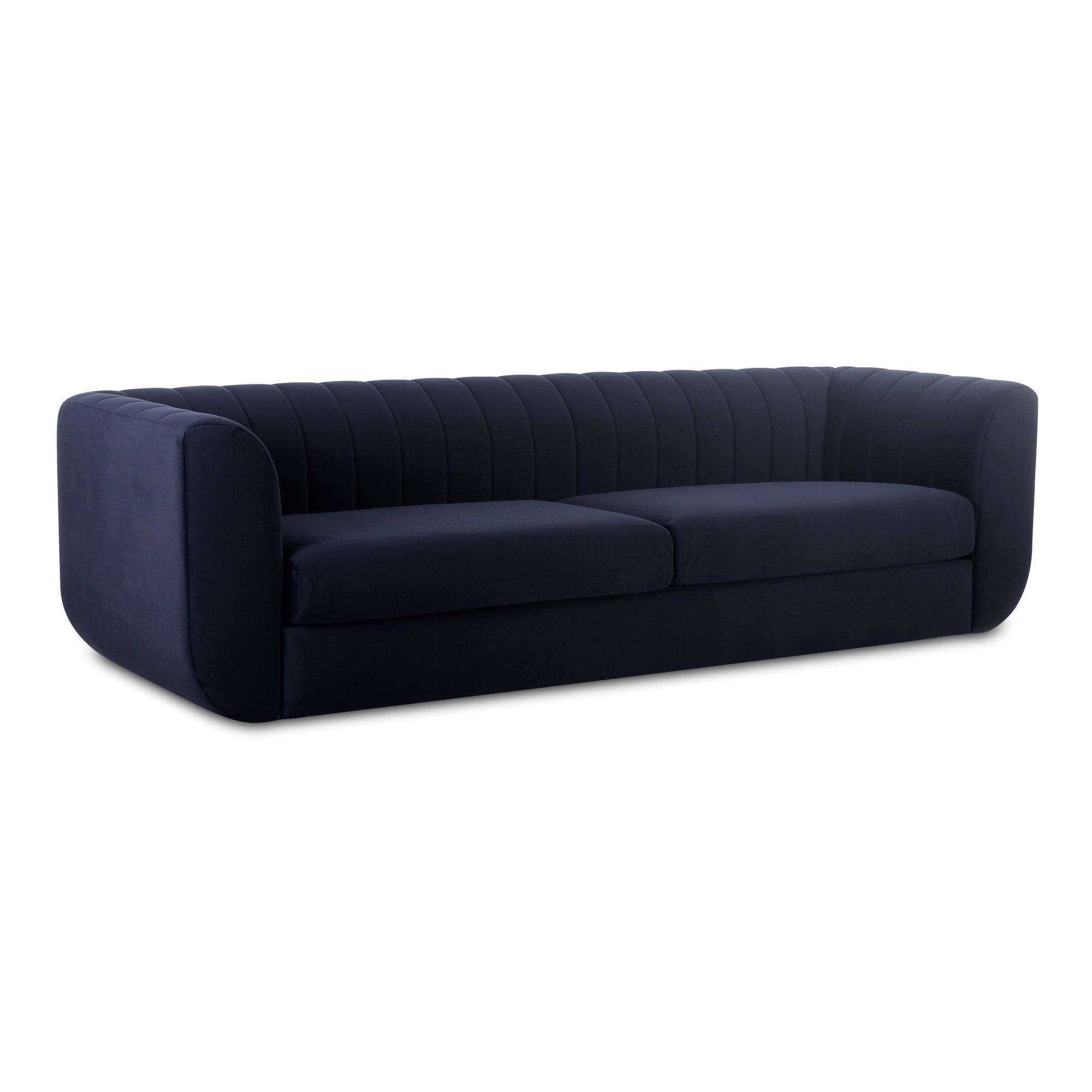 Moe's Home Collection Rosy Deep Blue Sofa - Image 2