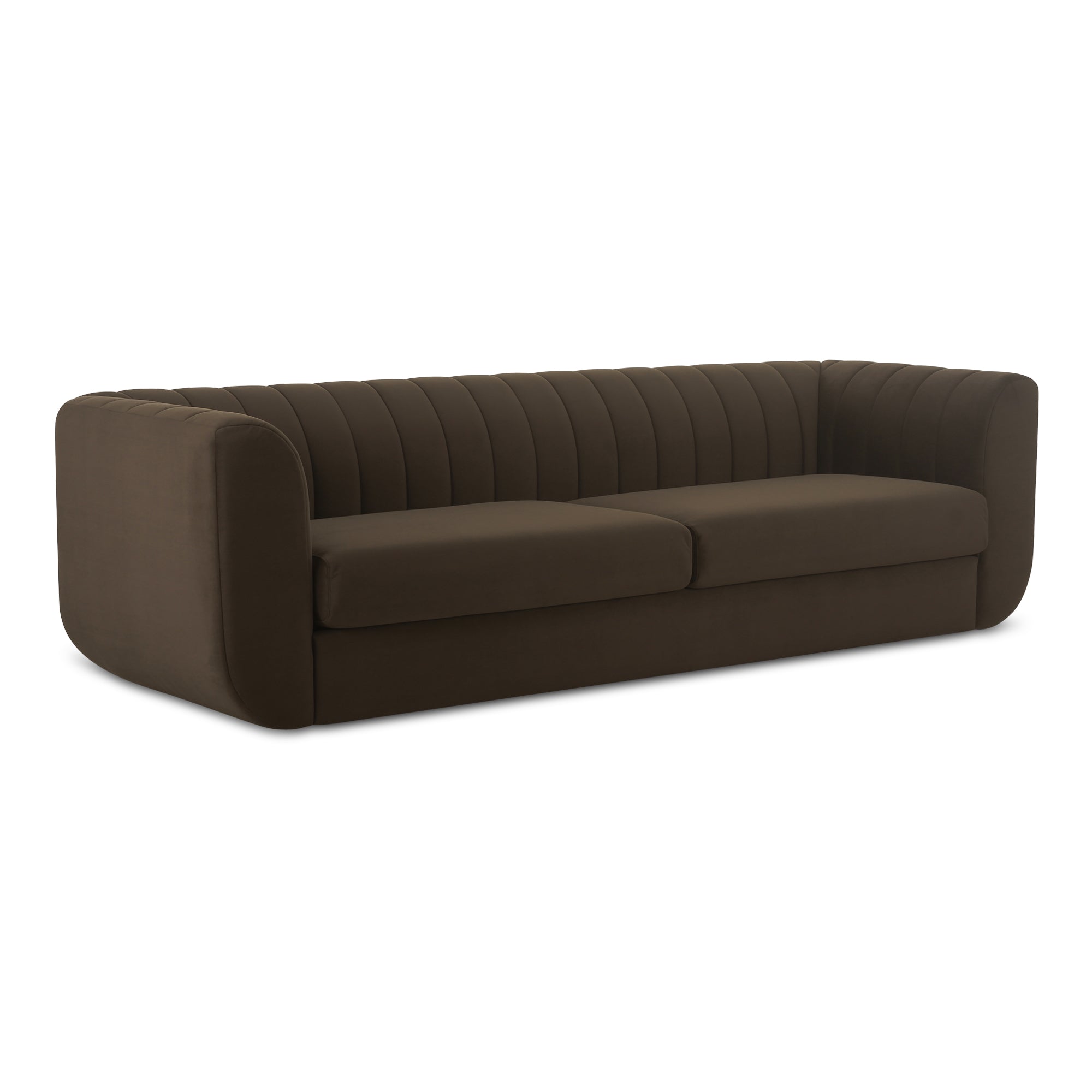 Moe's Home Collection Rosy Dark Brown Sofa - Image 2