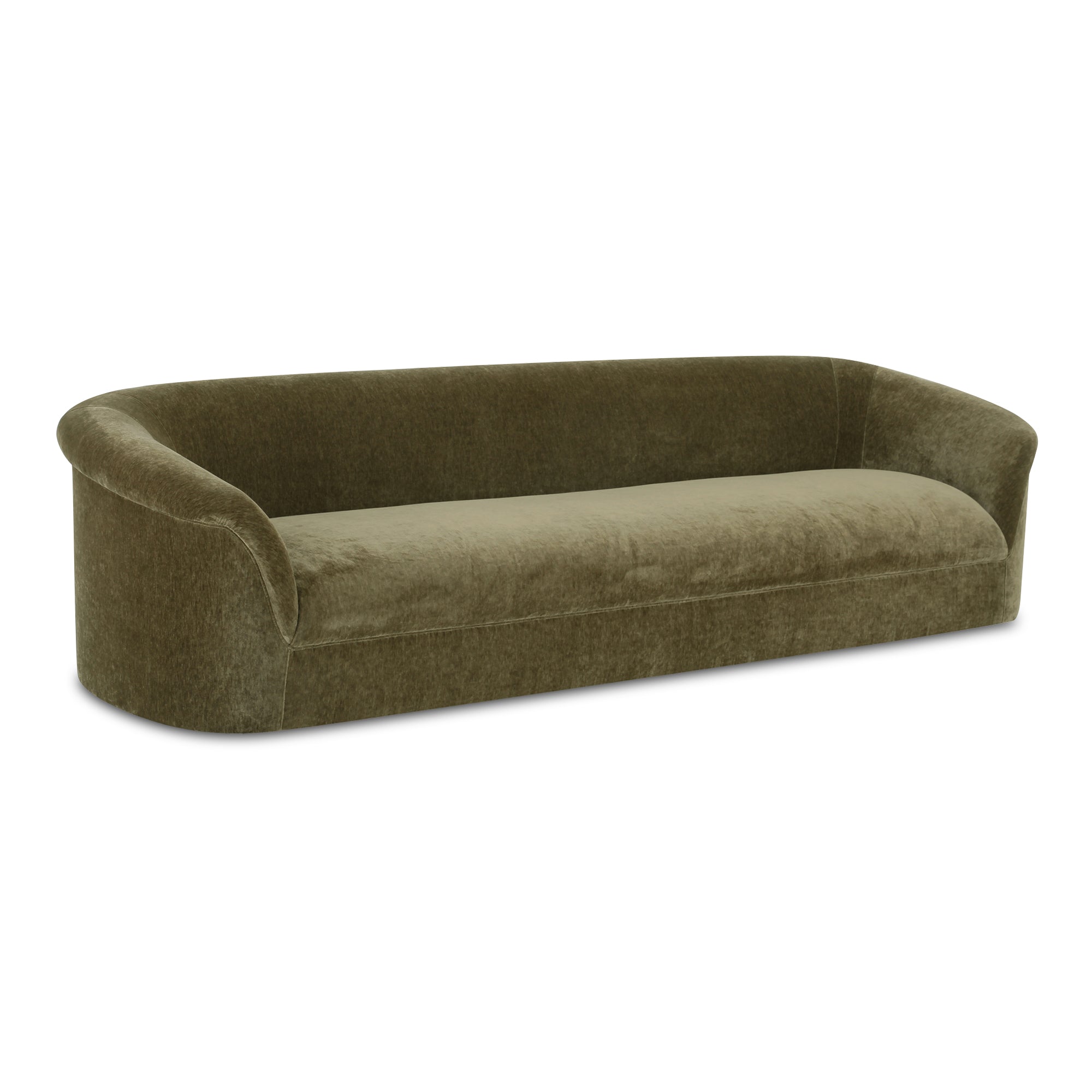 Moe's Home Collection Thora Dark Green Sofa - Image 3