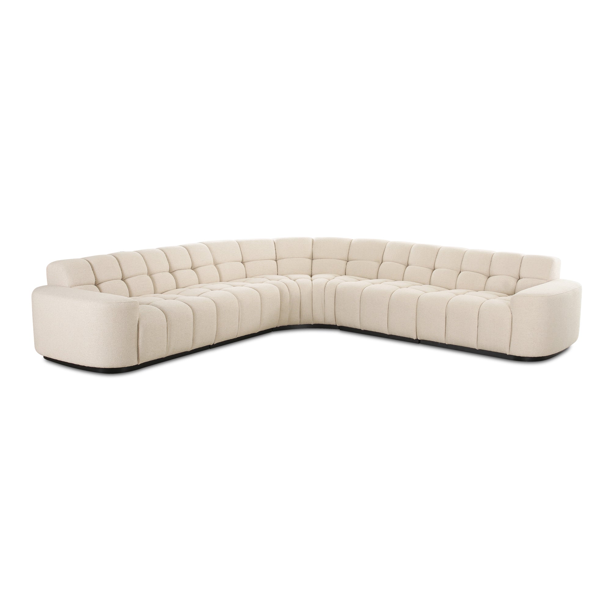 Moe's Home Collection Roman Oat L-Shaped Sectional - Image 2