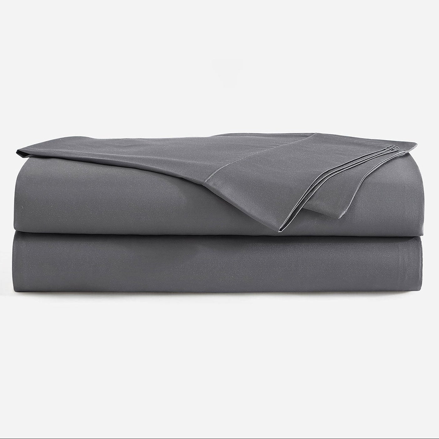Sunday Citizen Natural Premium Bamboo Fitted Sheet in Granite ~ Available in King Size - Image 1