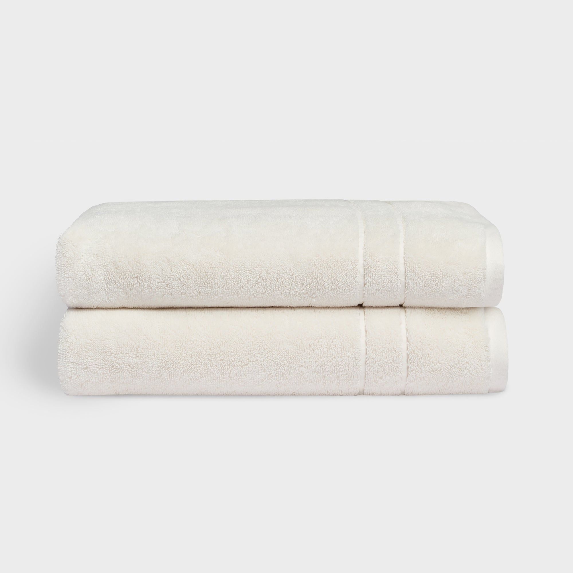 Cozy Earth Premium Plush Bath Sheets ~ Set of 2 Oversized Bath Towels - Image 2