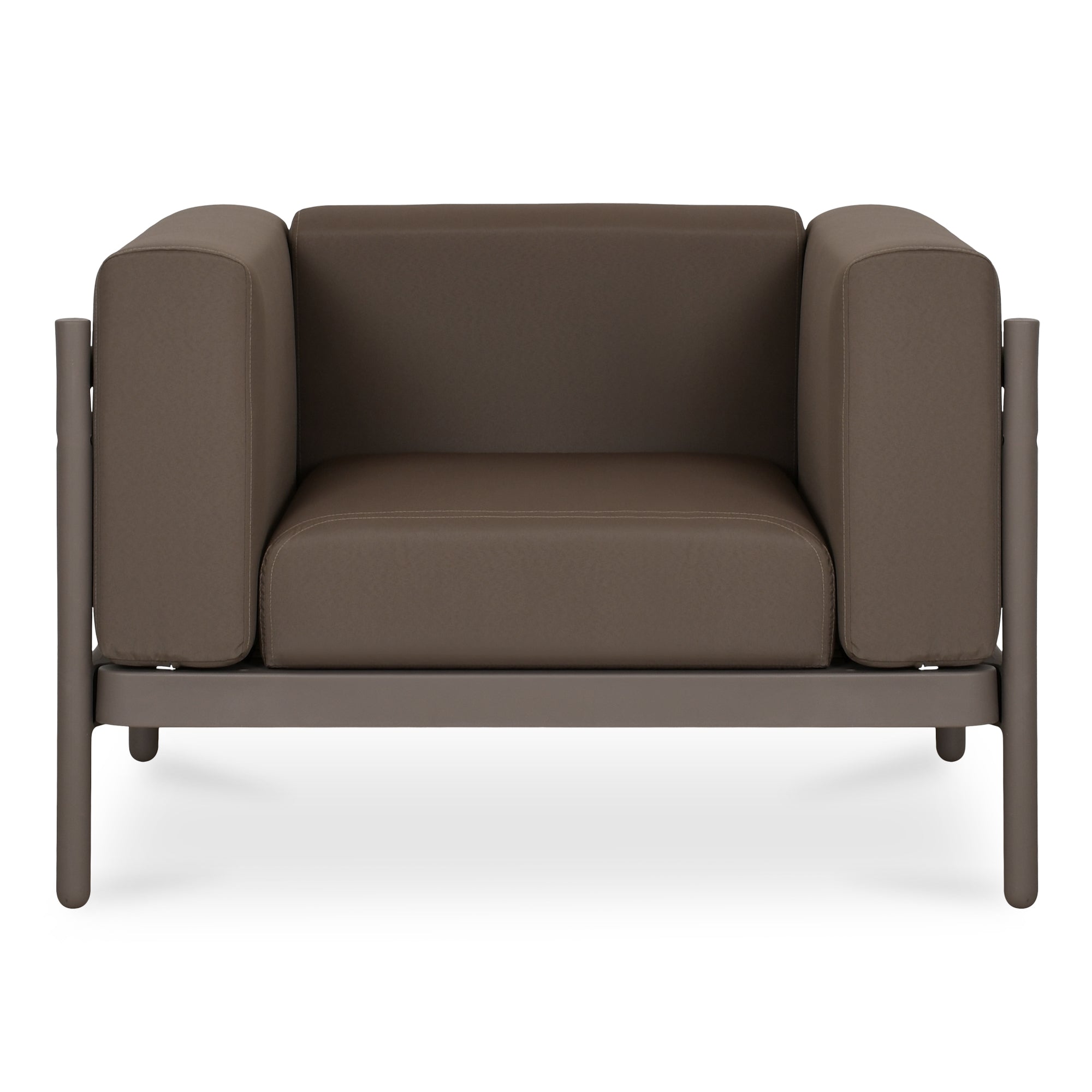 Moe's Home Collection Suri Grey Outdoor Lounge Chair - Image 2