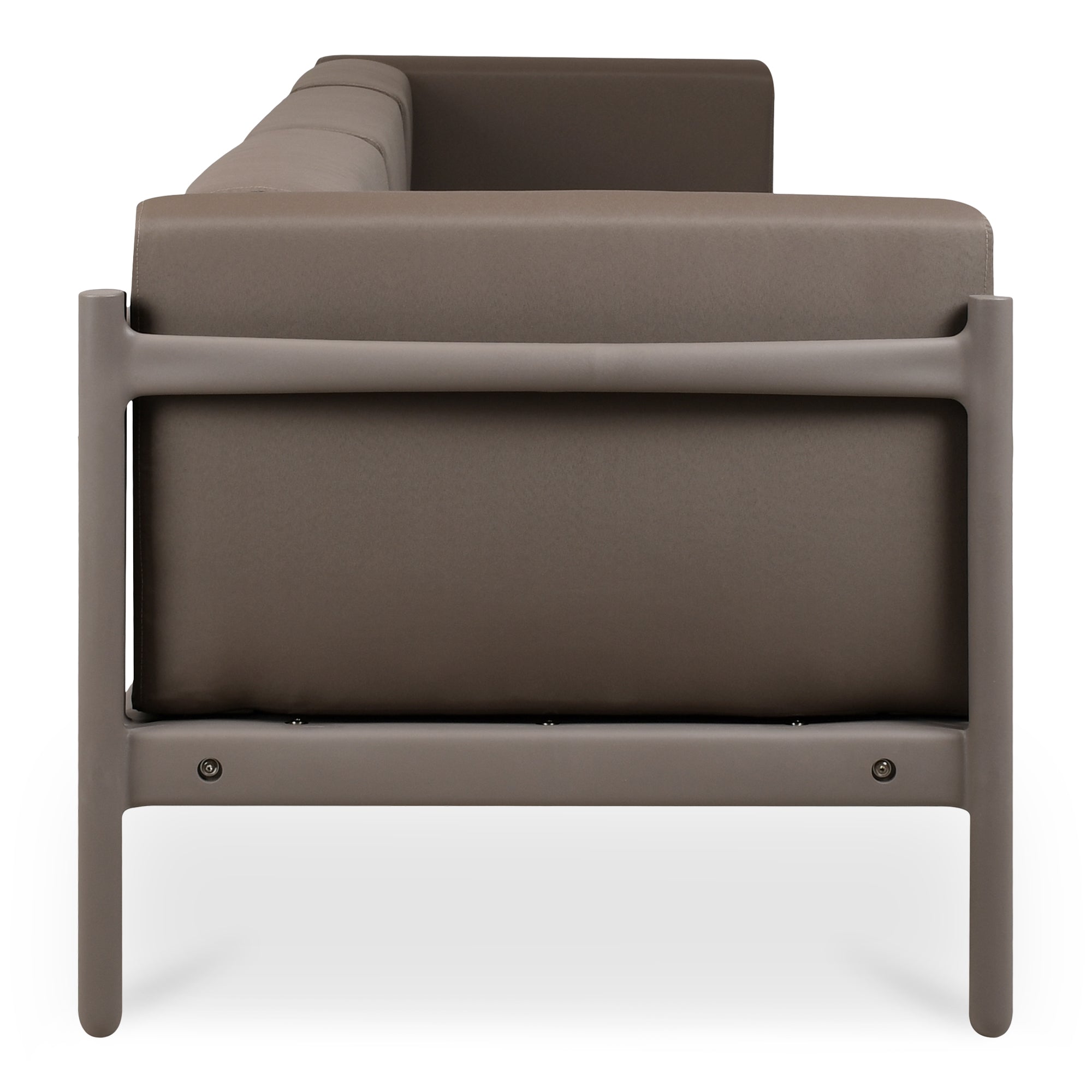 Moe's Home Collection Suri Red Outdoor 3-Seat Sofa - Image 3