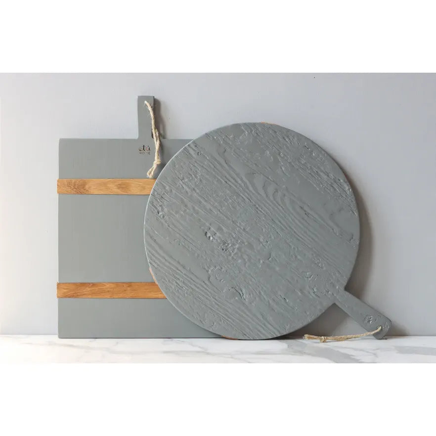 etúHOME Mod Charcuterie Cheese Board, Medium Round Grey ~ IN-STORE PURCHASE ONLY - Image 3
