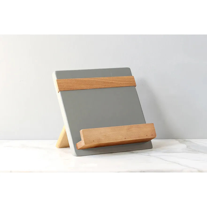 etúHOME Modern iPad / Cookbook Holder, Grey ~ IN-STORE PURCHASE ONLY