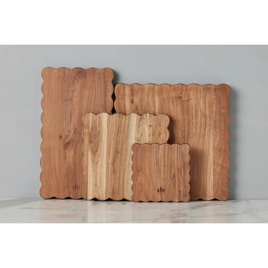 etúHOME Scalloped Cutting Board, Medium Rectangle ~ IN-STORE PURCHASE ONLY - Image 2